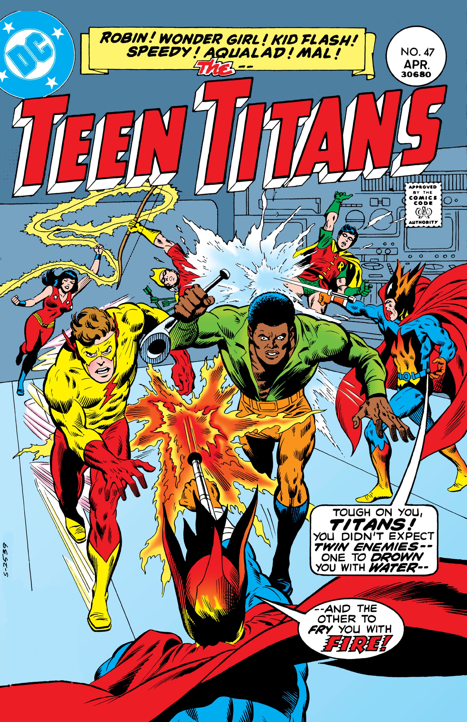 Teen Titans #47 cover