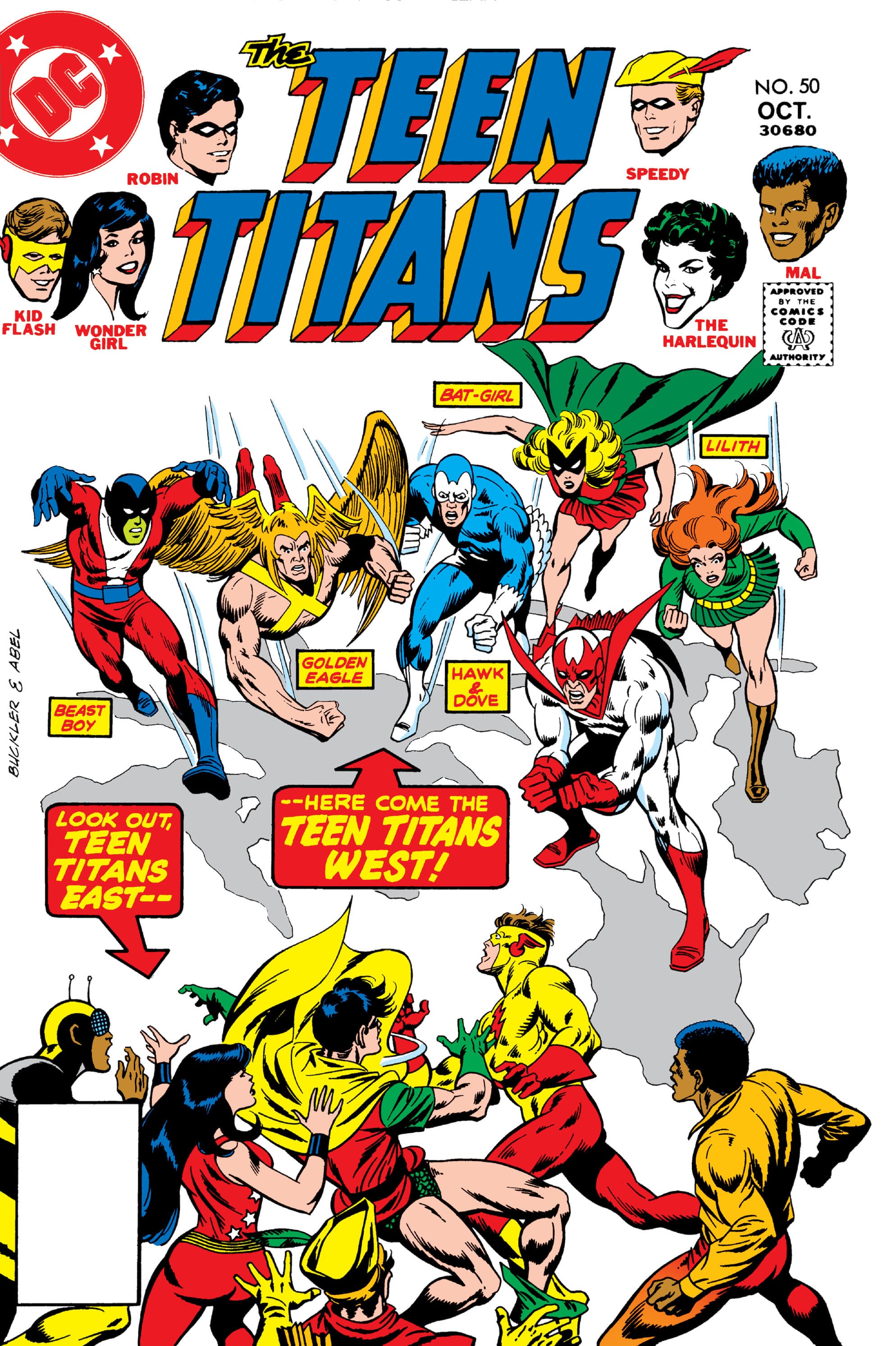 Teen Titans #50 cover