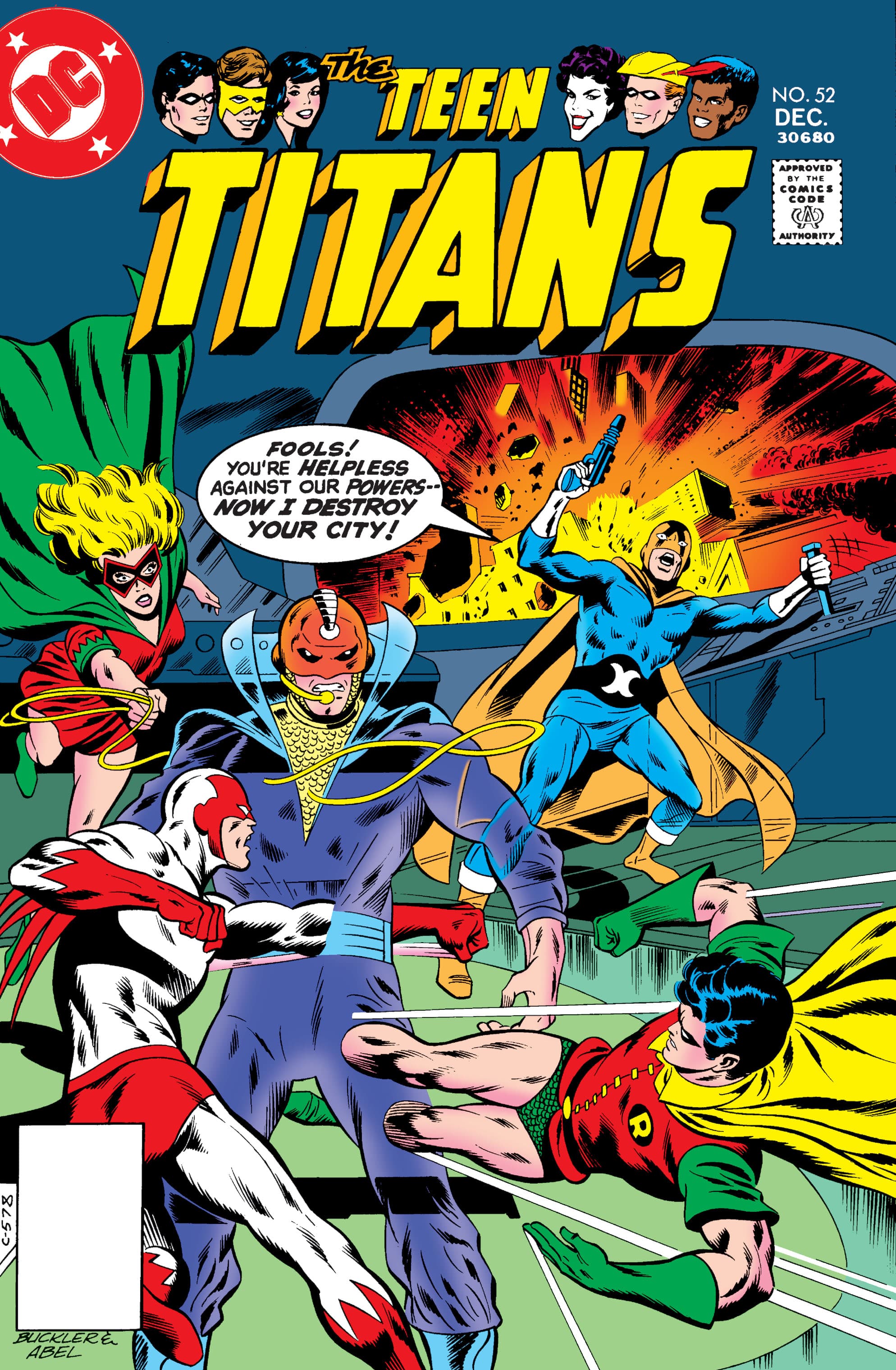 Teen Titans #52 cover