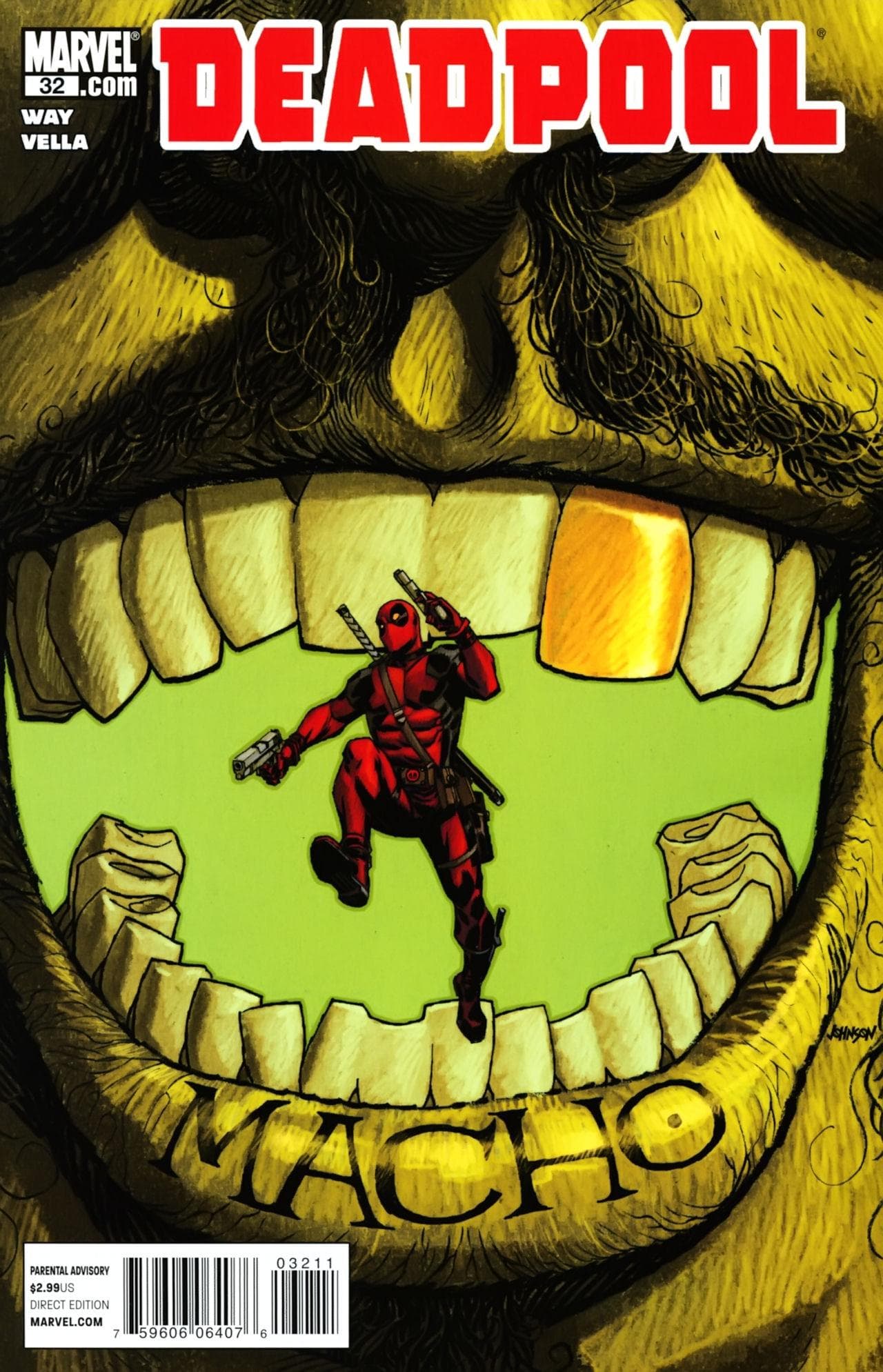 Deadpool #32 cover