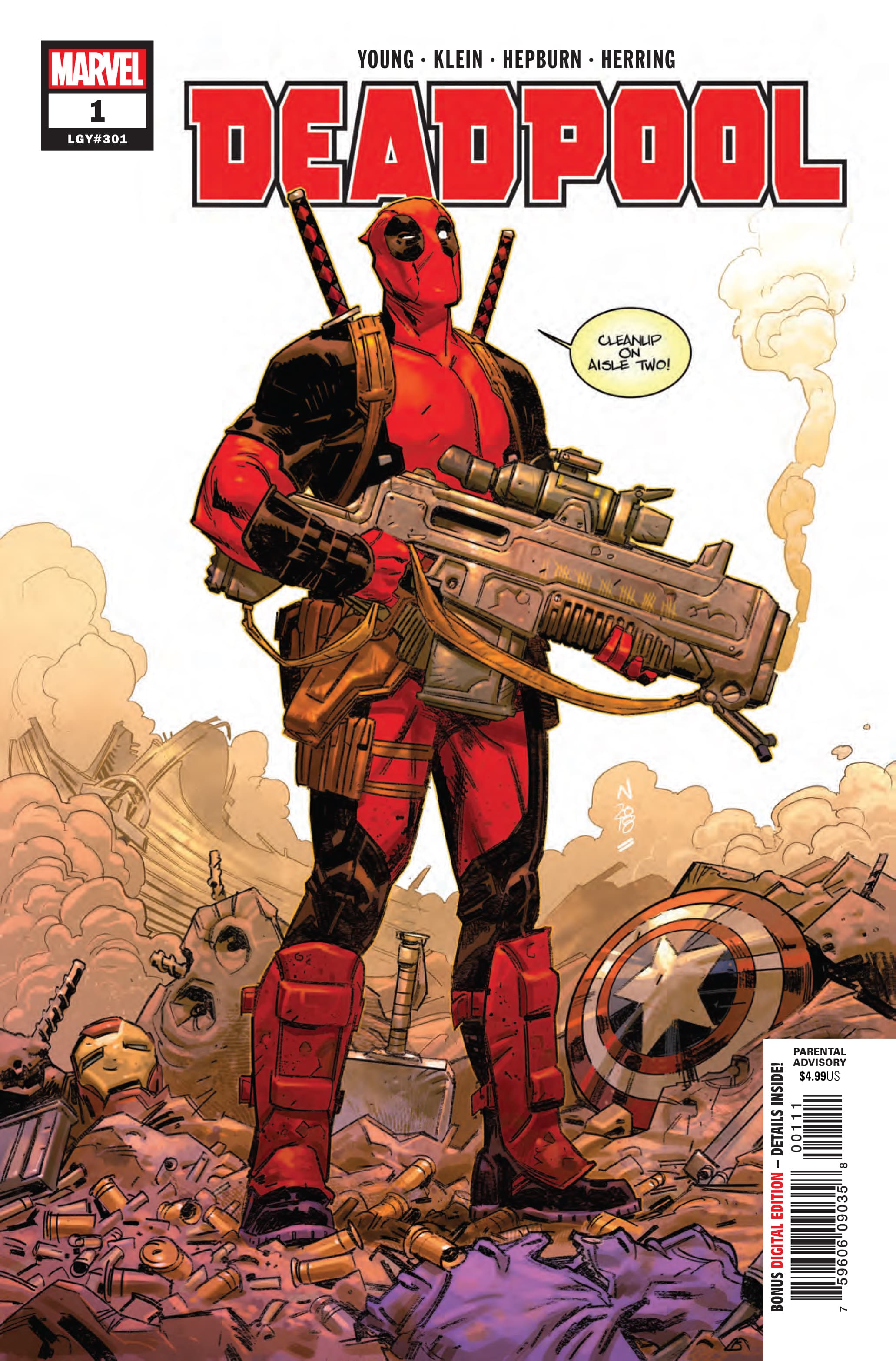 Deadpool #1 cover