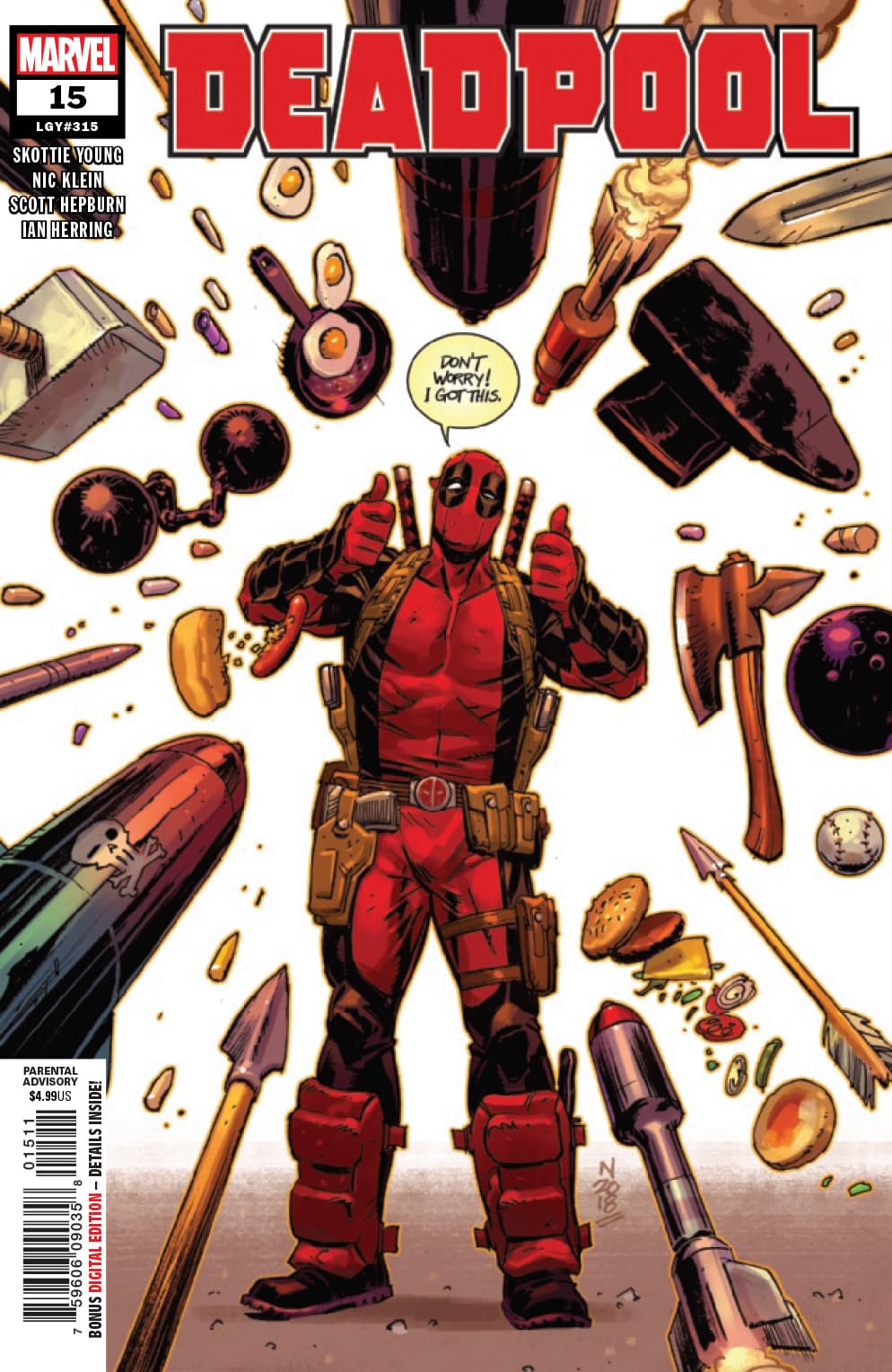 Deadpool #15 cover