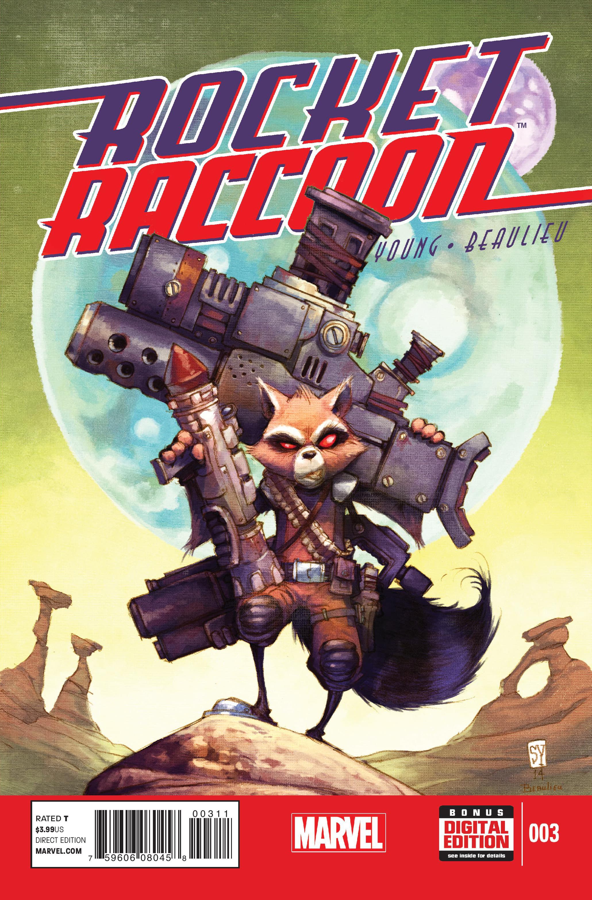 Rocket Raccoon #3 cover