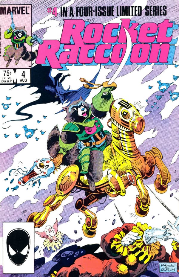 Rocket Raccoon #4 cover