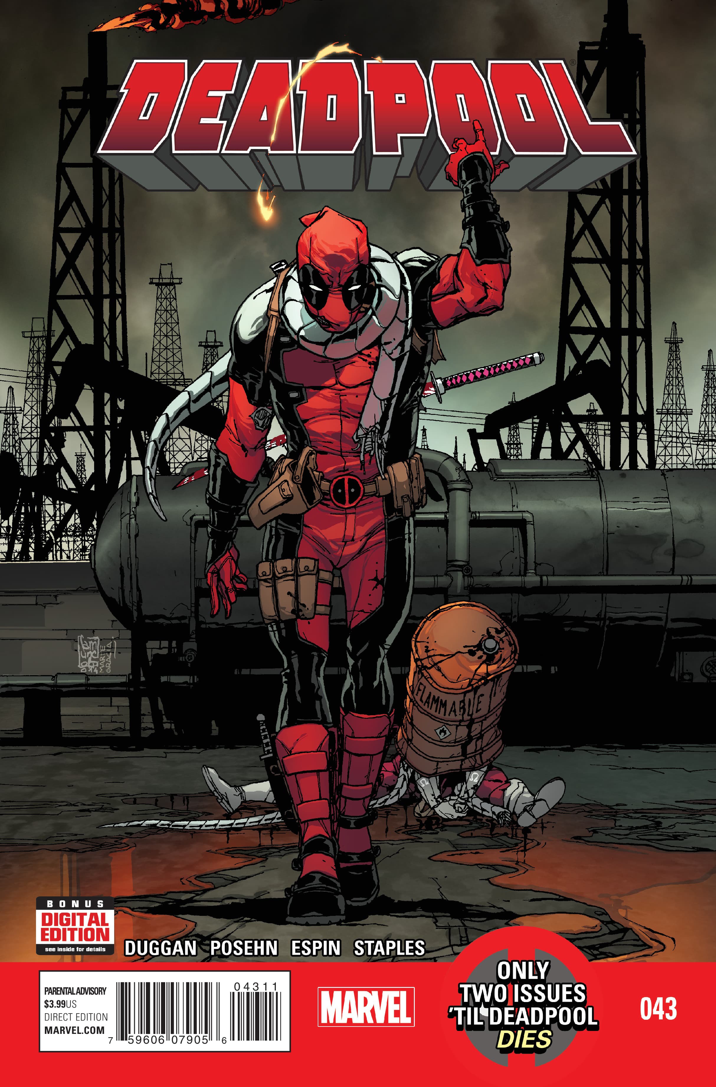 Deadpool #43 cover
