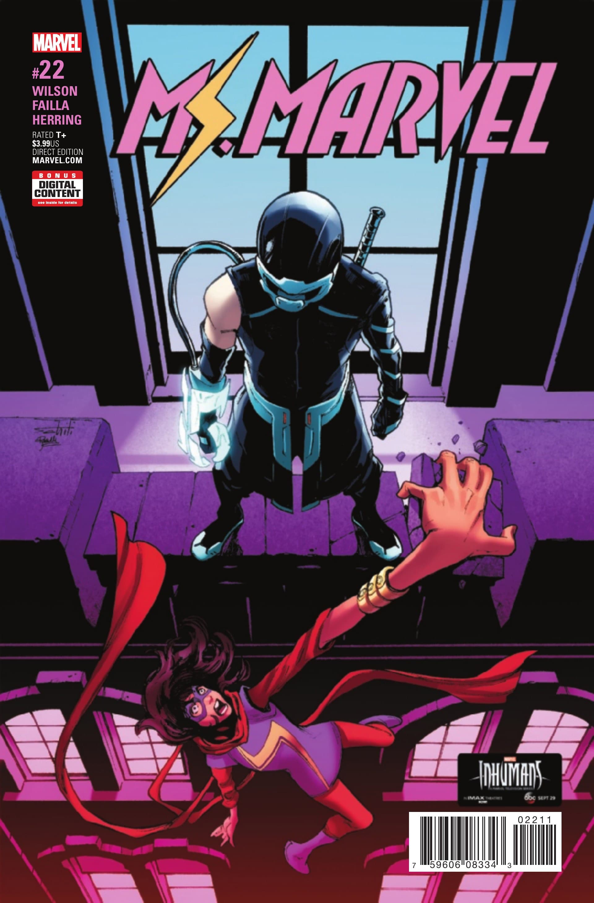 Ms. Marvel #22 cover