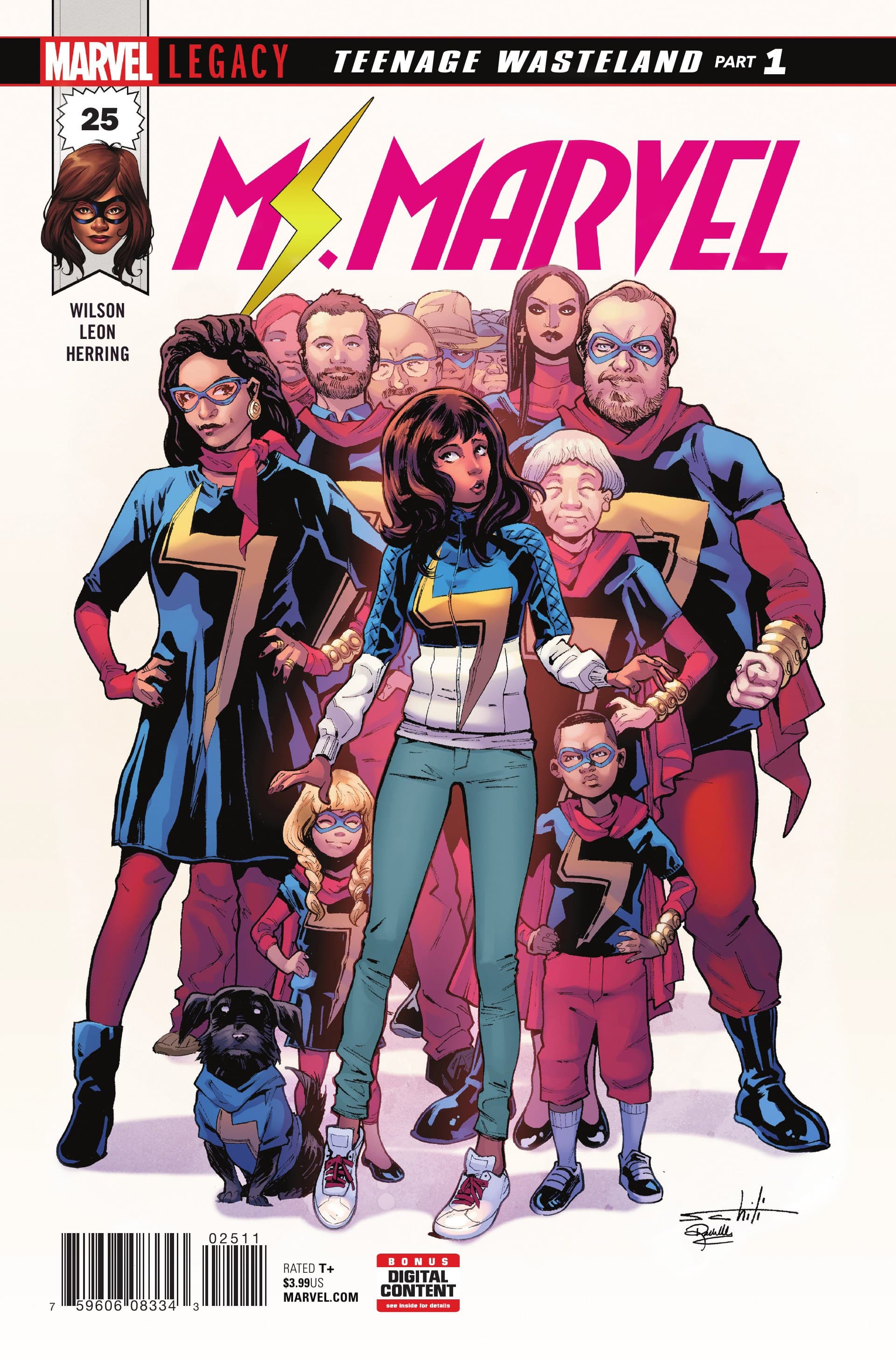 Ms. Marvel #25 cover