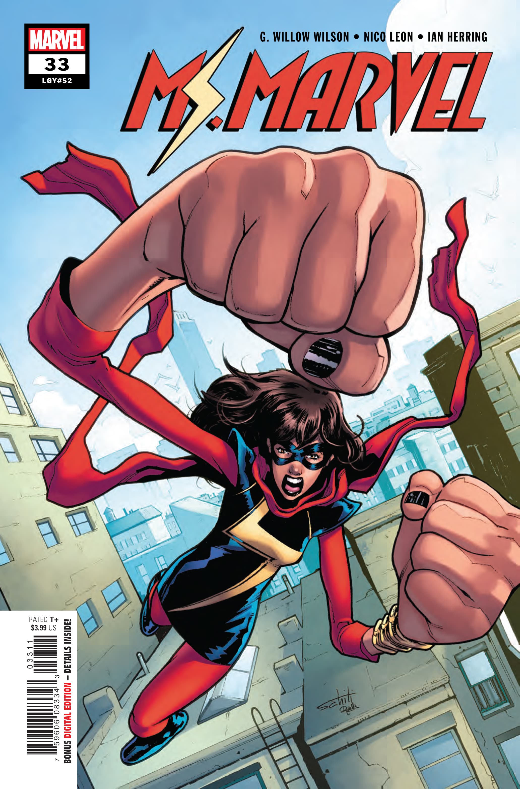 Ms. Marvel #33 cover