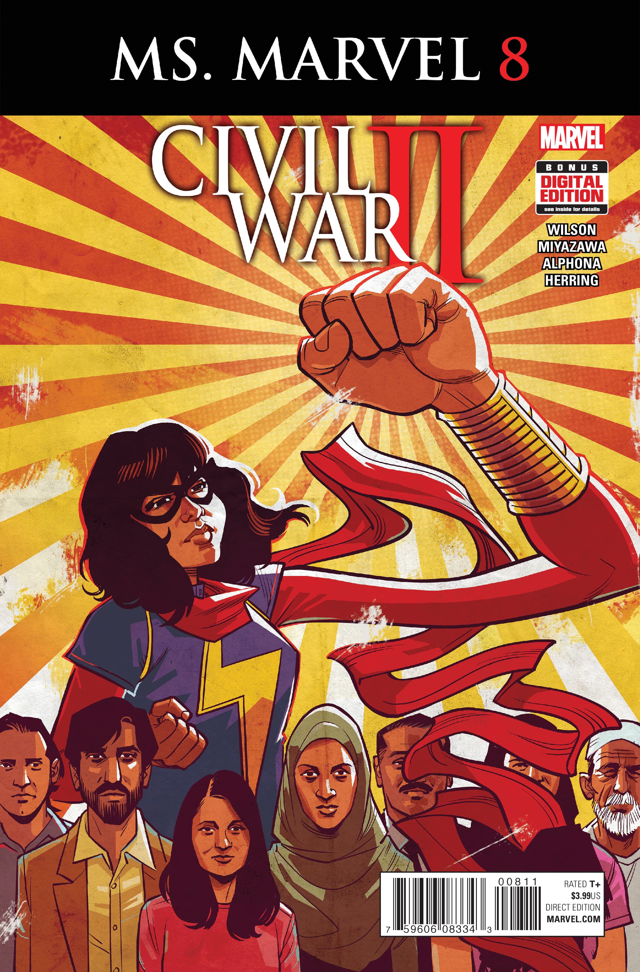 Ms. Marvel #8 cover