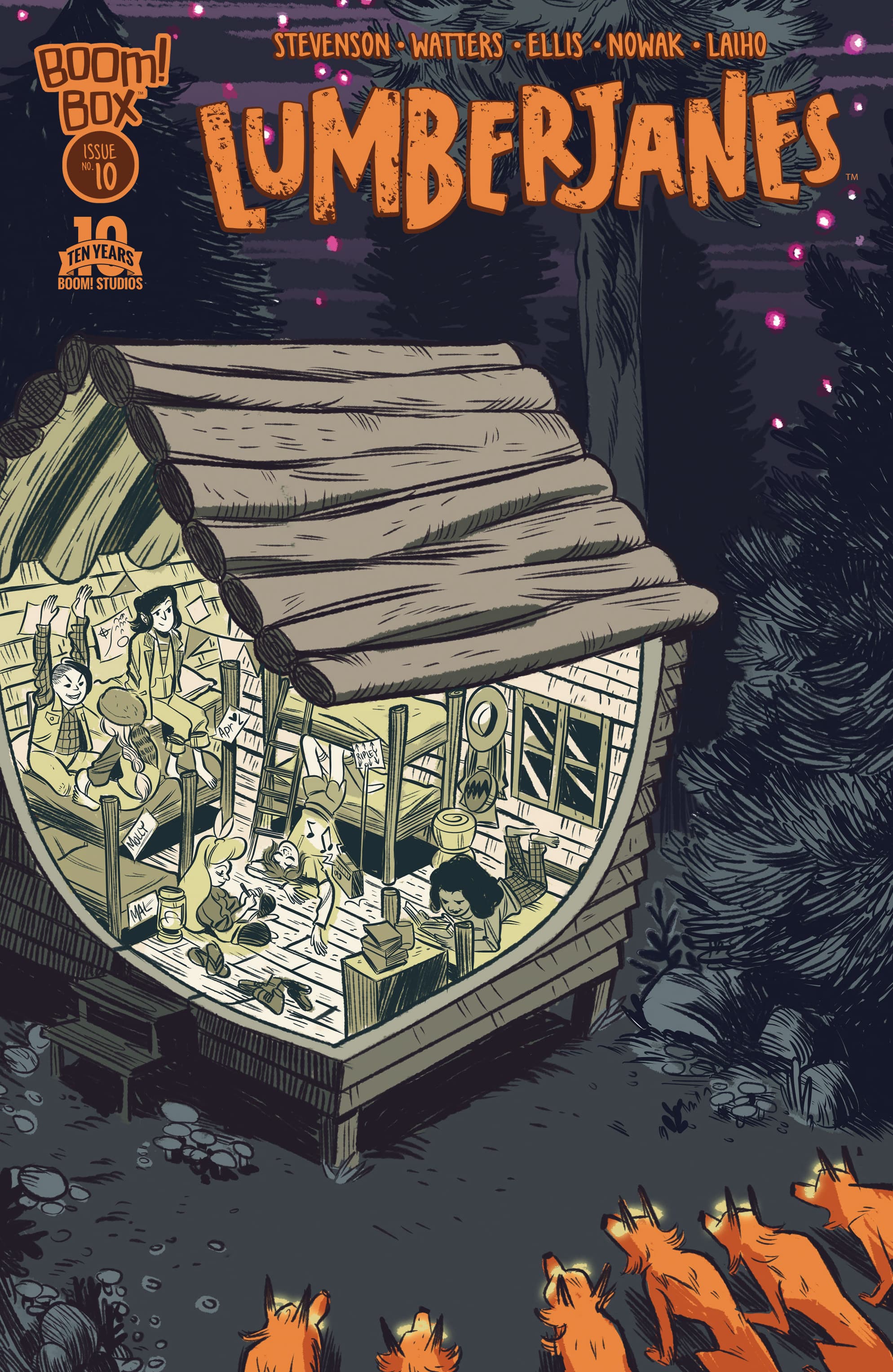 Lumberjanes #10 cover