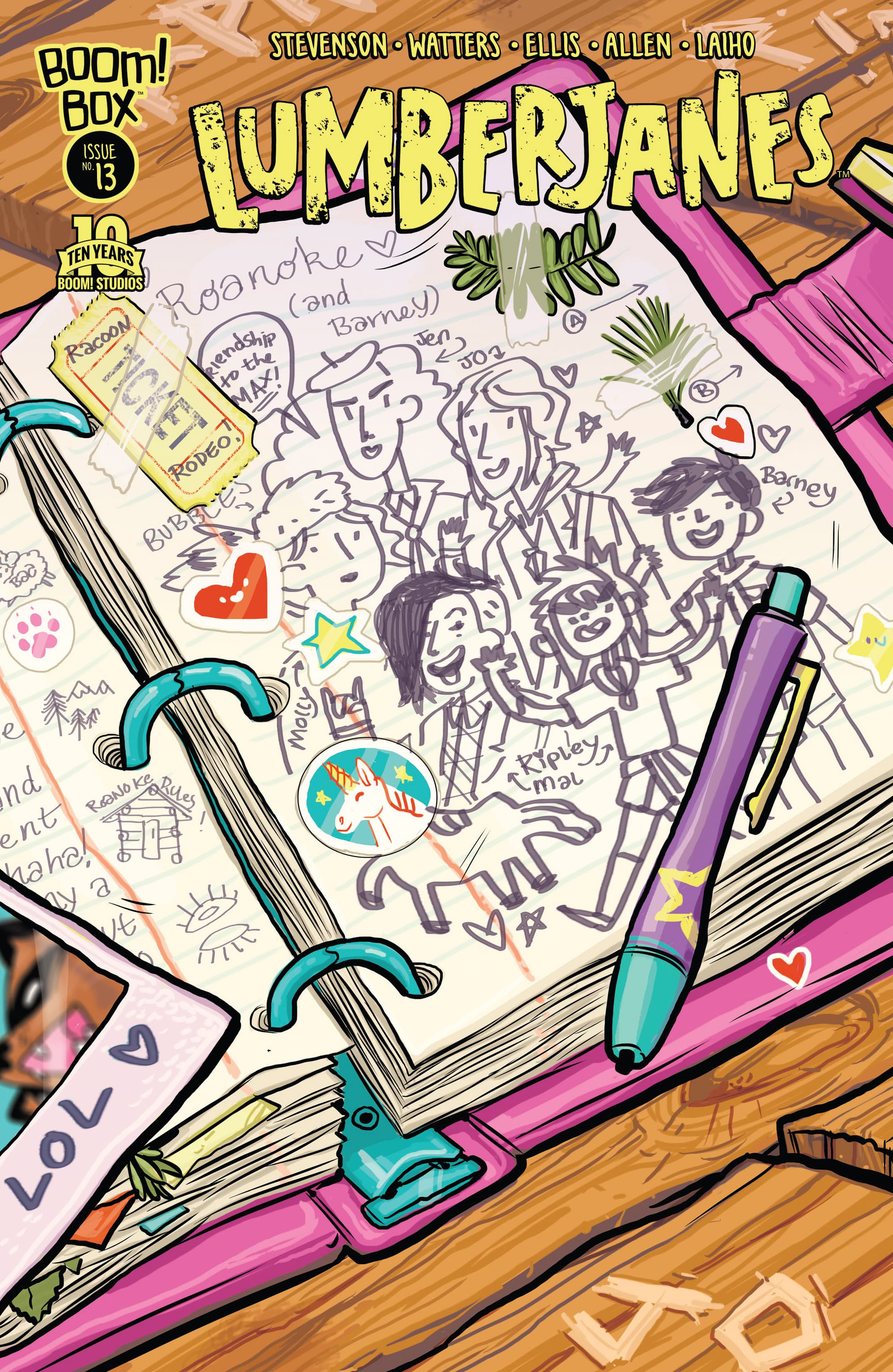 Lumberjanes #13 cover