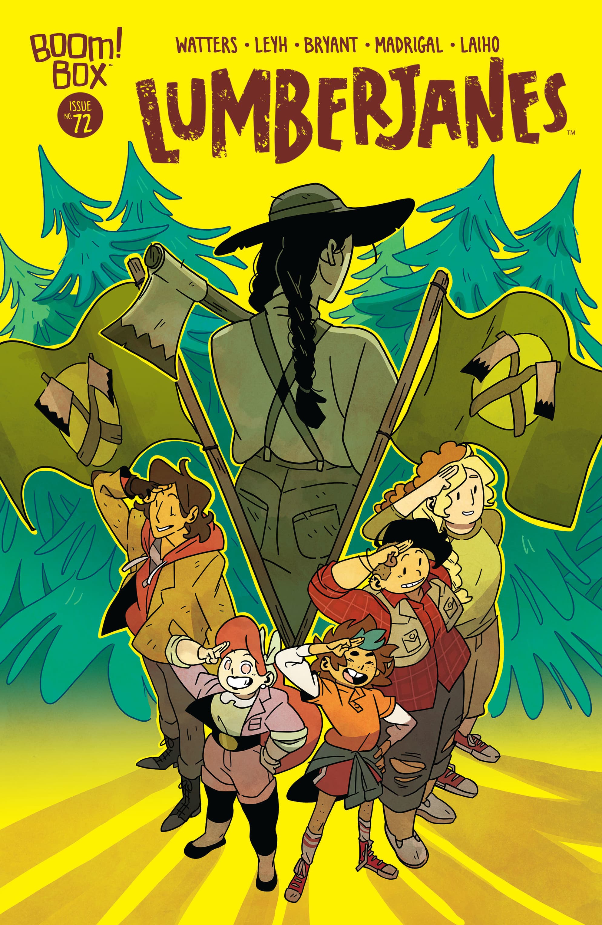 Lumberjanes #72 cover