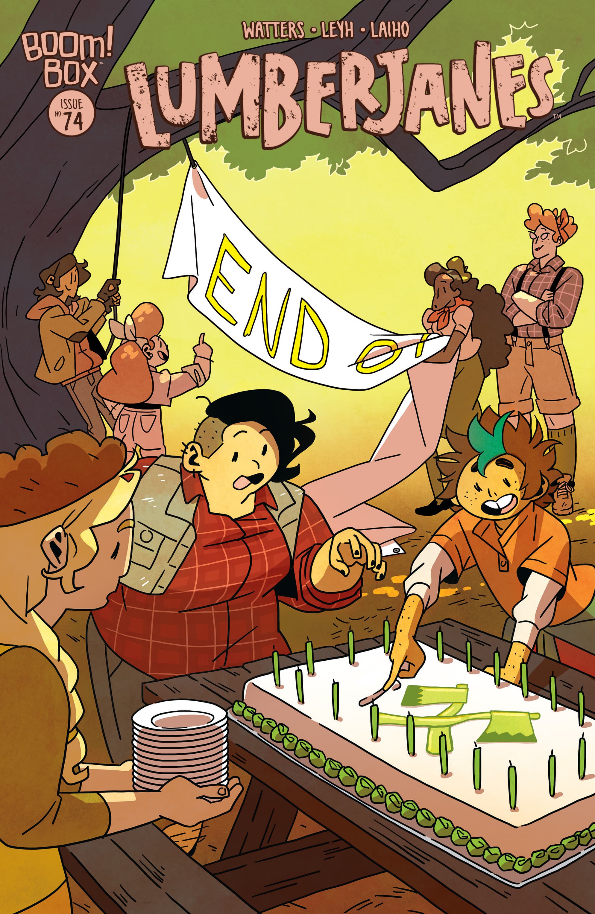 Lumberjanes #74 cover