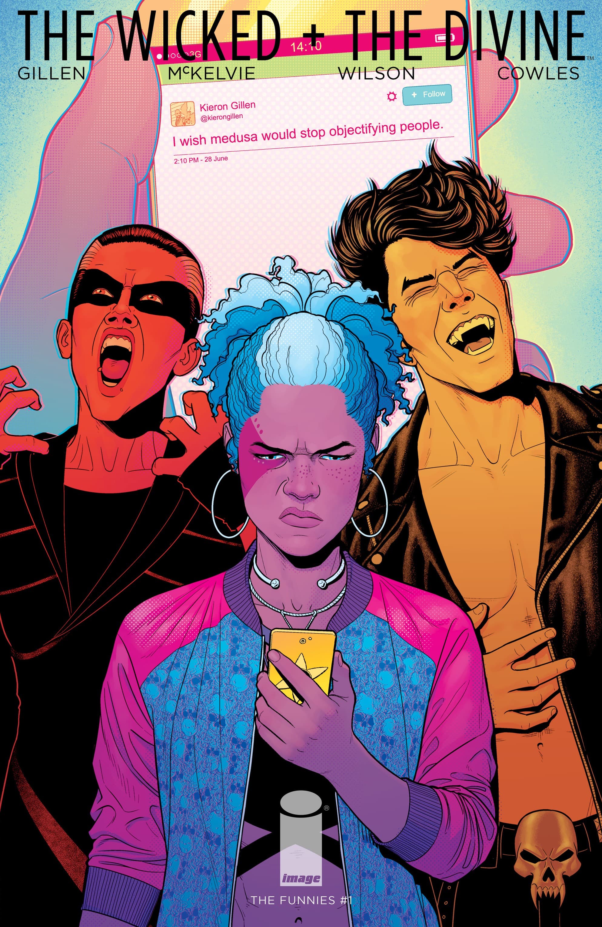 The Wicked + The Divine: The Funnies #1 cover