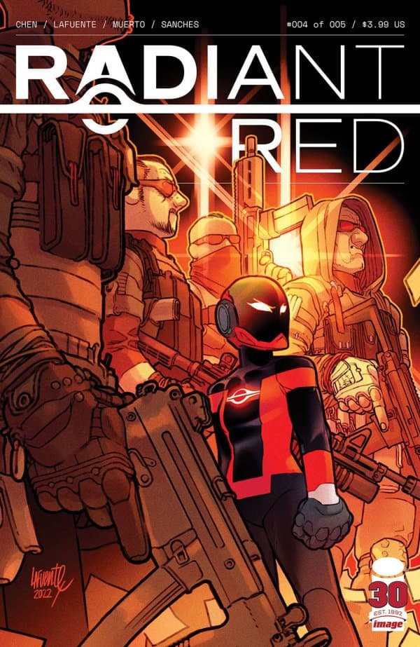 Radiant Red #4 cover