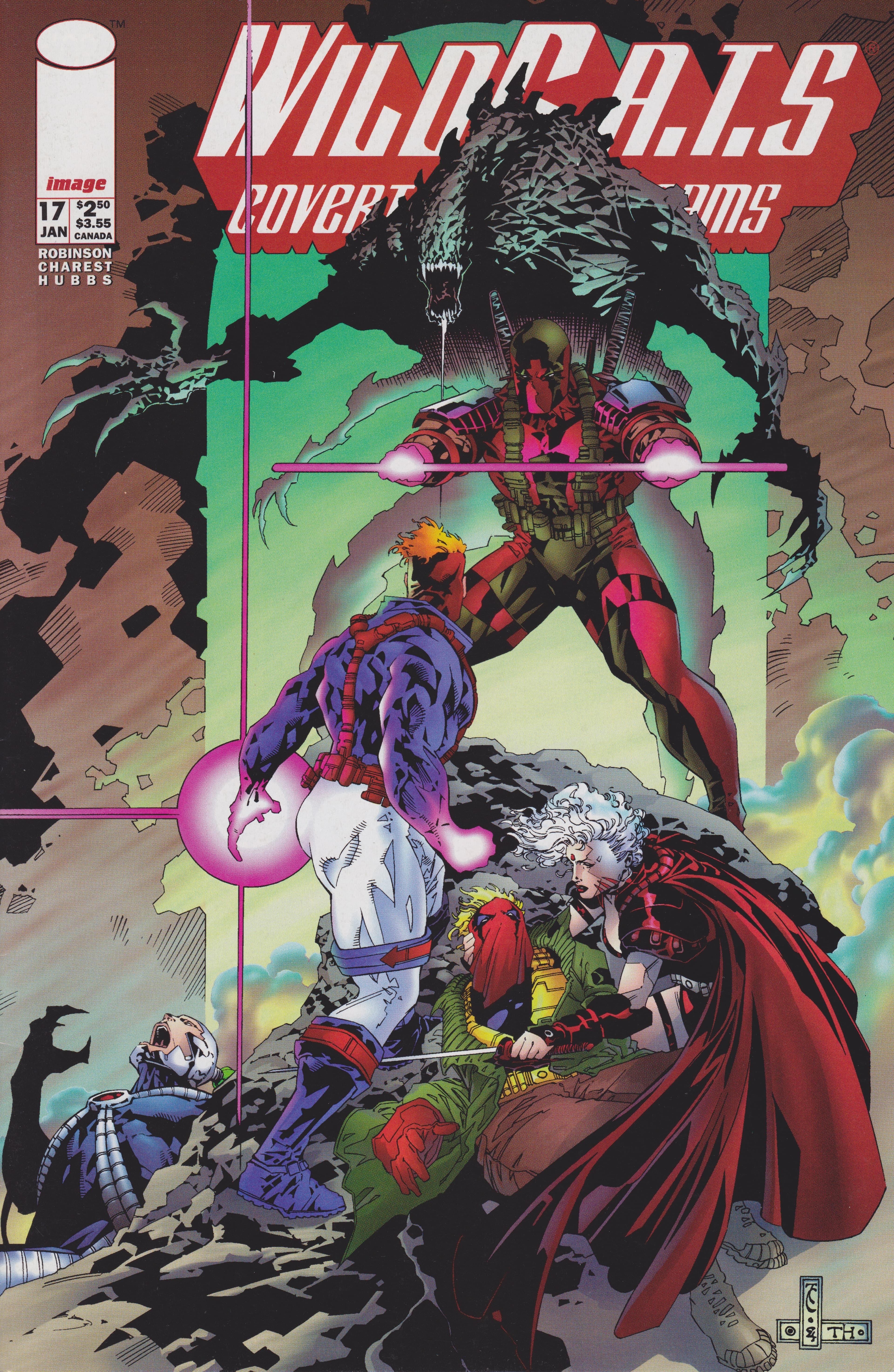 WildC.A.T.s: Covert Action Teams #17 cover