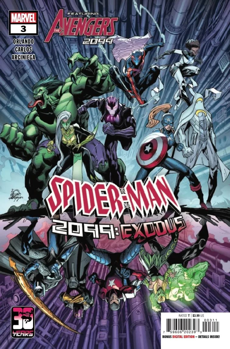 Spider-Man 2099: Exodus #3 cover