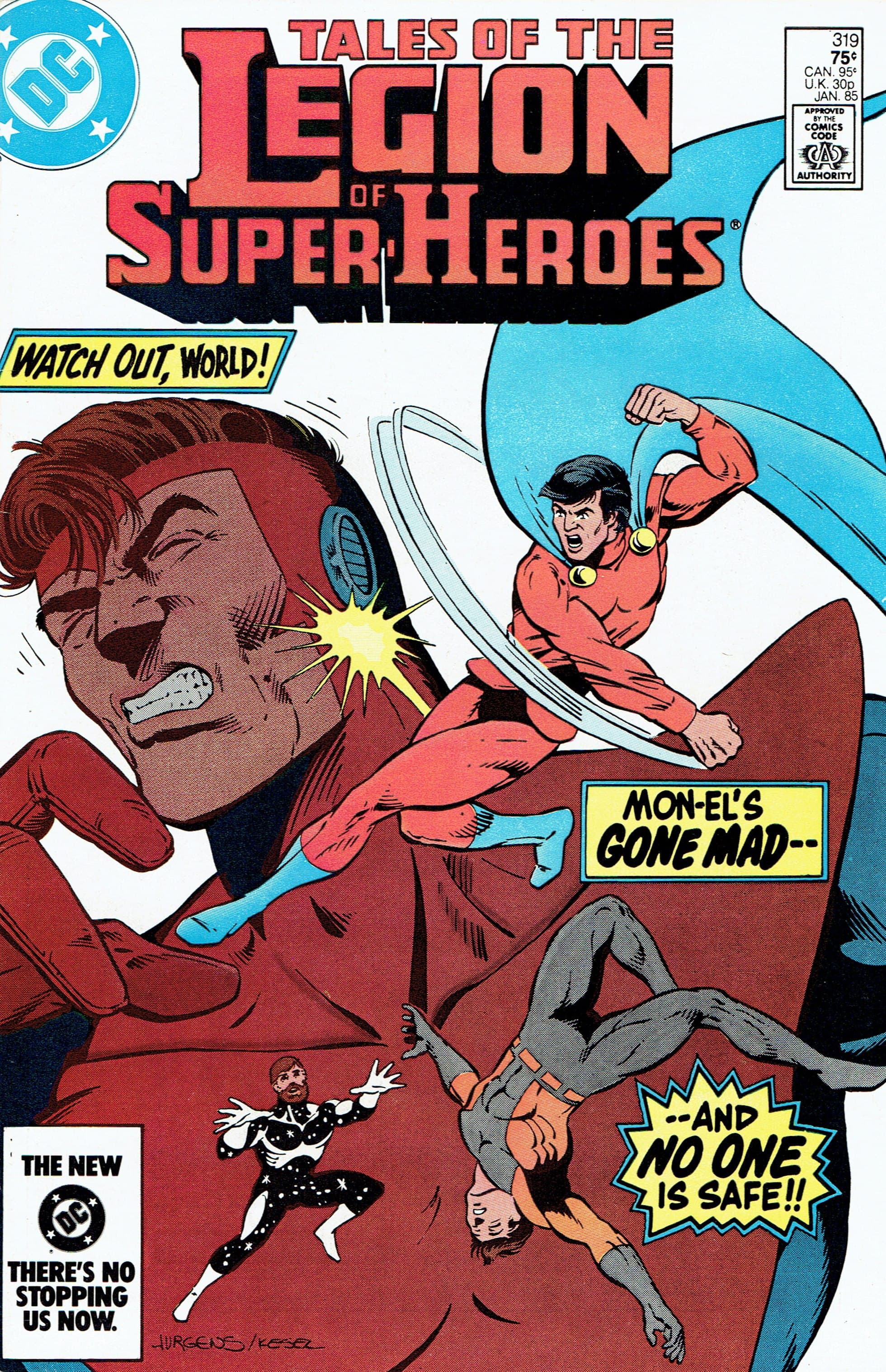 Tales of the Legion of Super-Heroes #319 cover