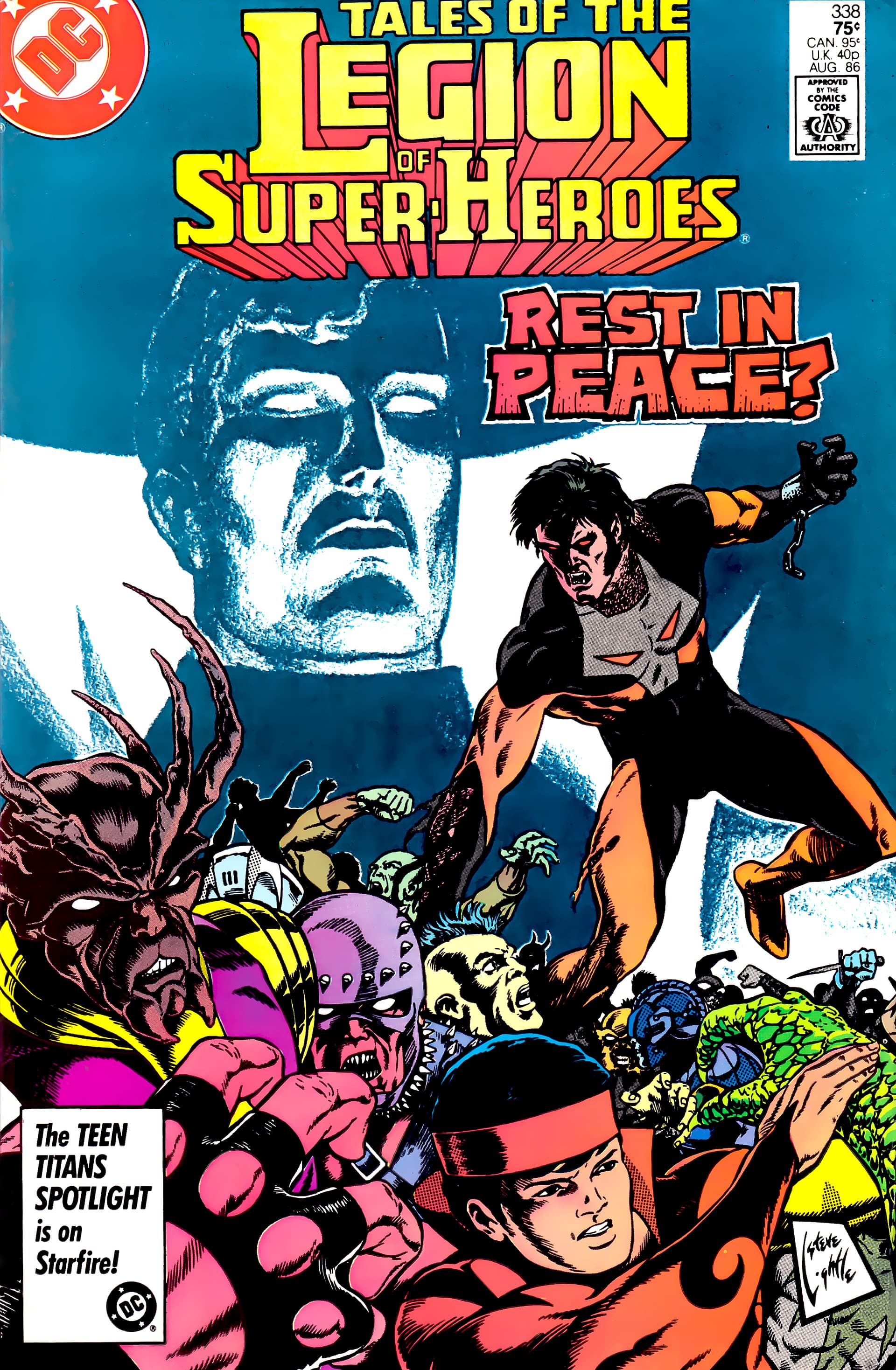 Tales of the Legion of Super-Heroes #338 cover
