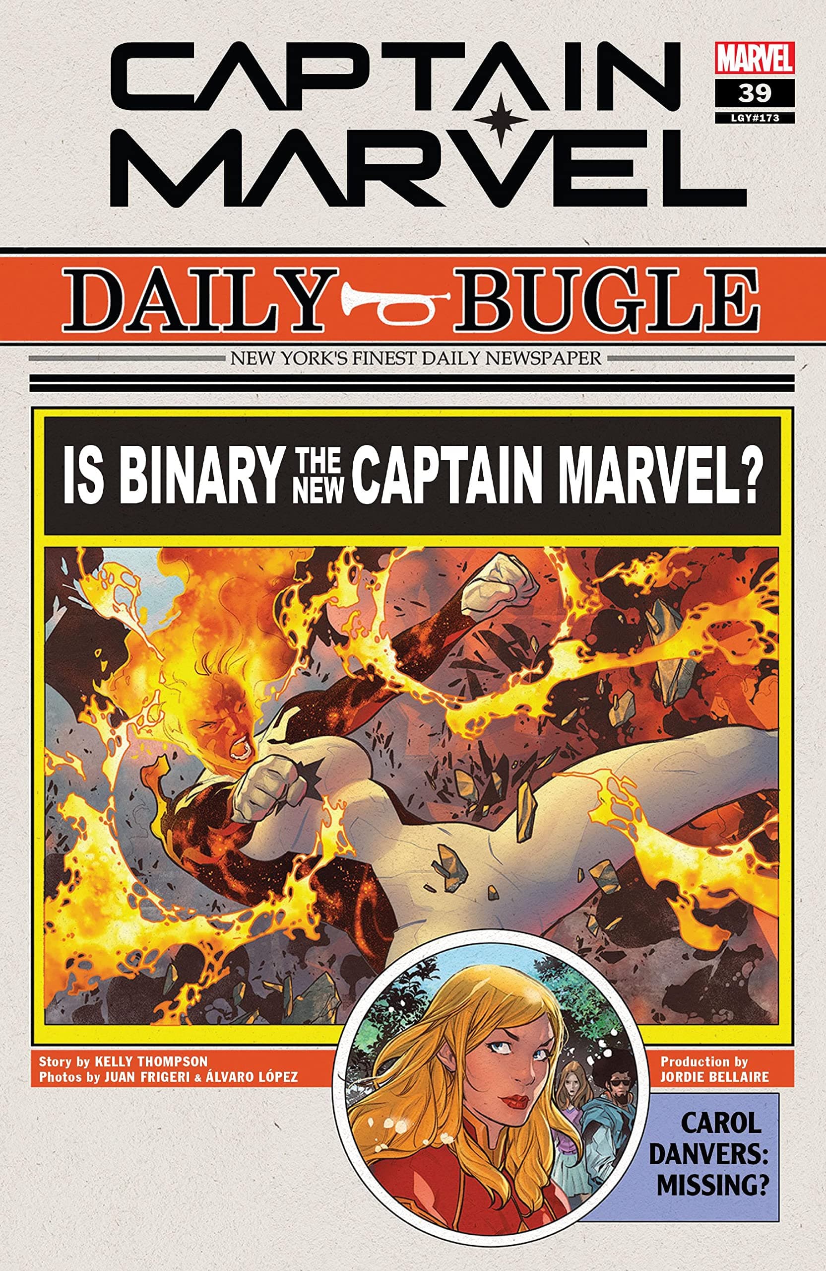 Captain Marvel #39 cover