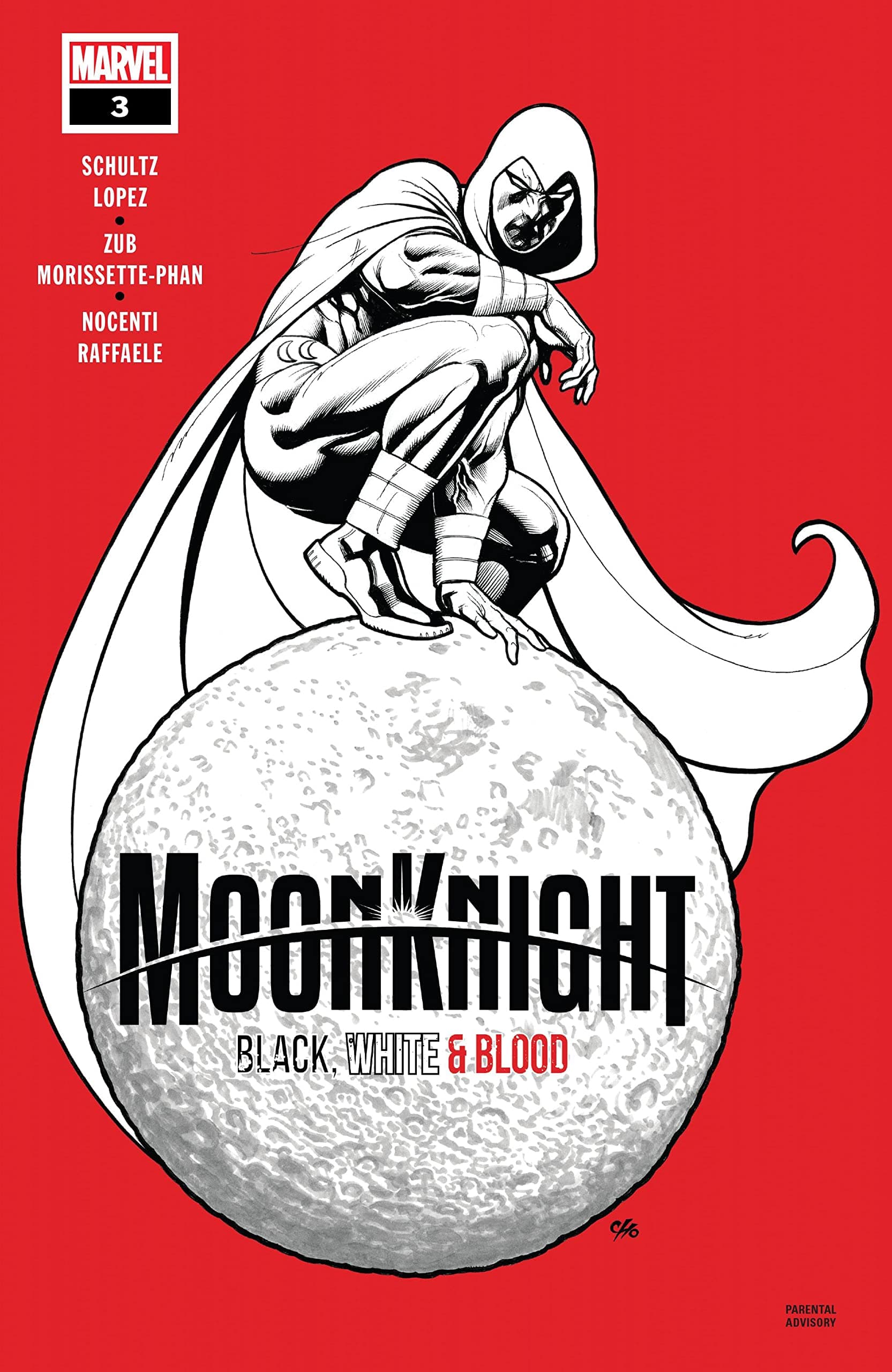 Moon Knight: Black, White & Blood #3