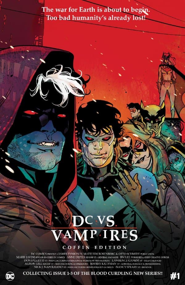 DC vs. Vampires Coffin Edition cover — © DC Comics