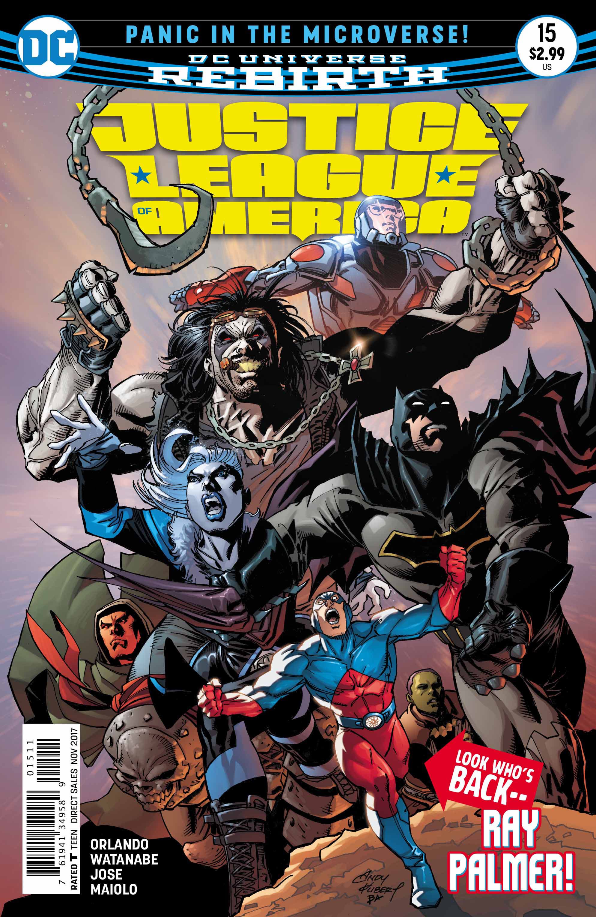 Justice League of America #15 cover