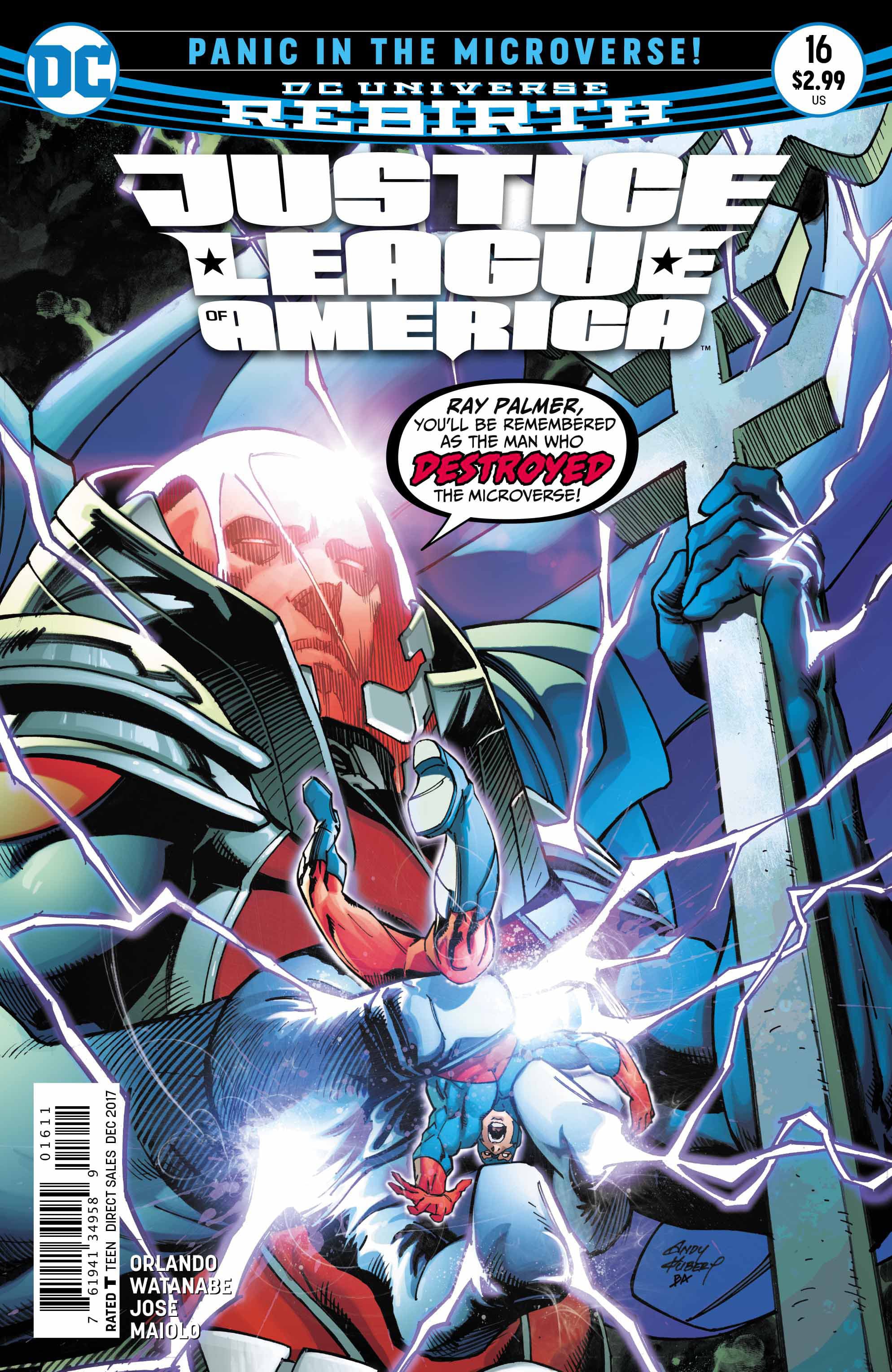 Justice League of America #16 cover