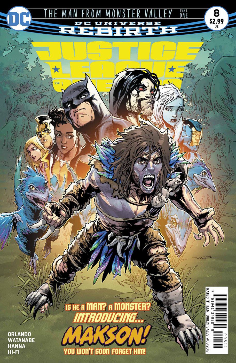 Justice League of America #8 cover