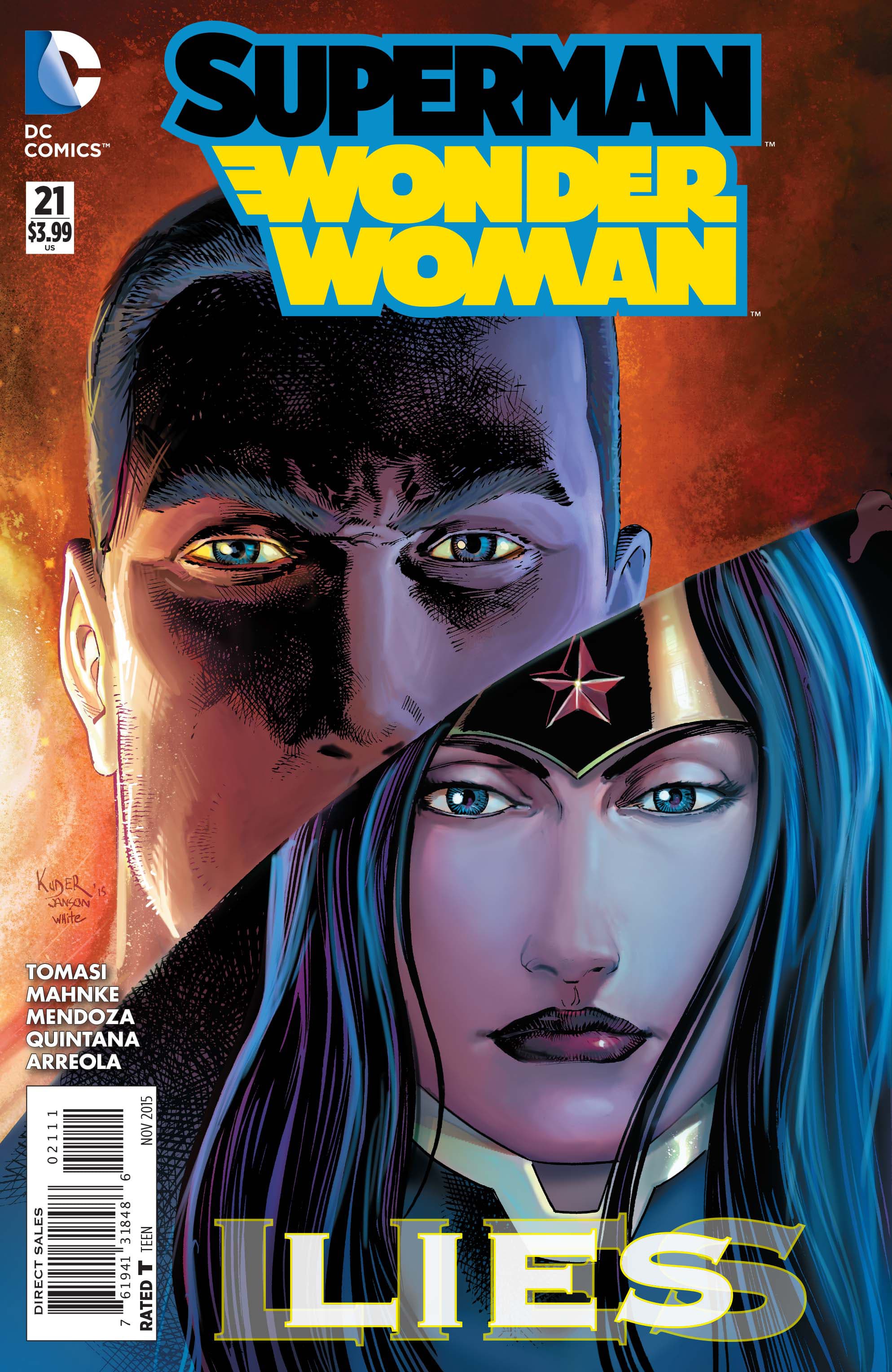 Superman/Wonder Woman #21 cover