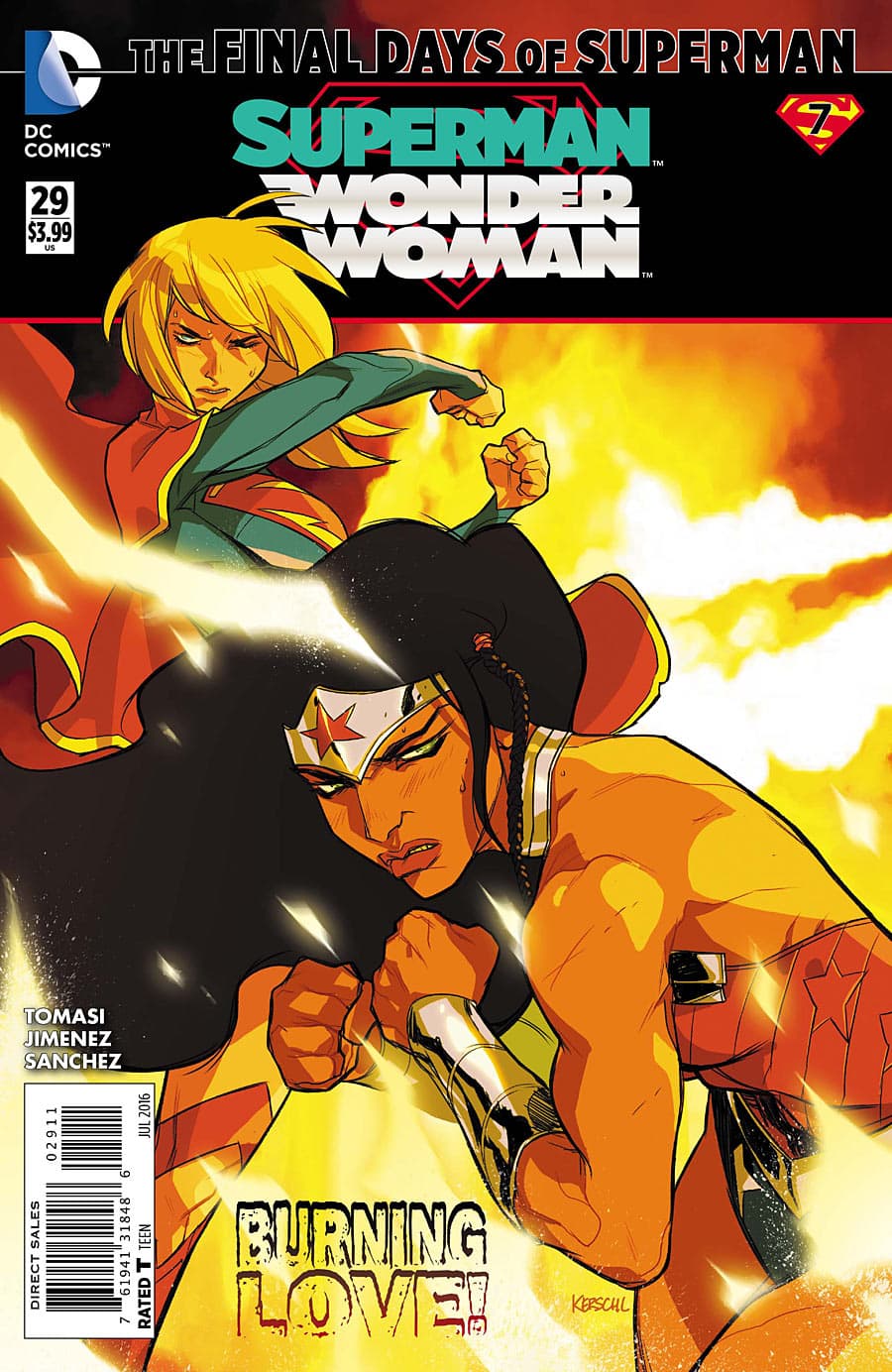 Superman/Wonder Woman #29 cover