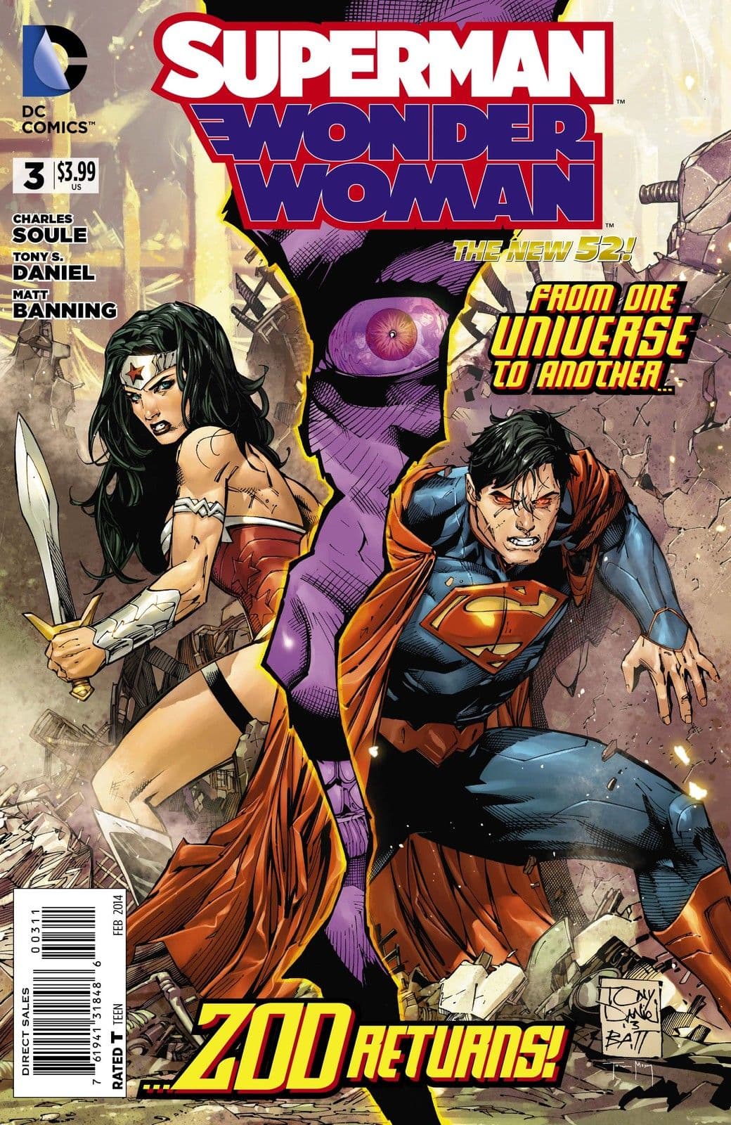 Superman/Wonder Woman #3 cover