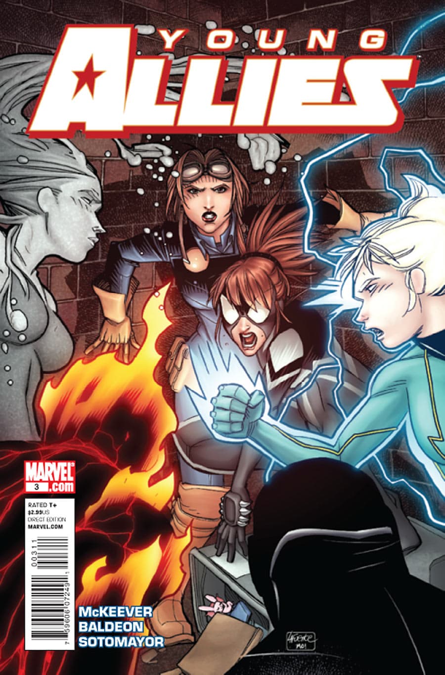 Young Allies #3 cover