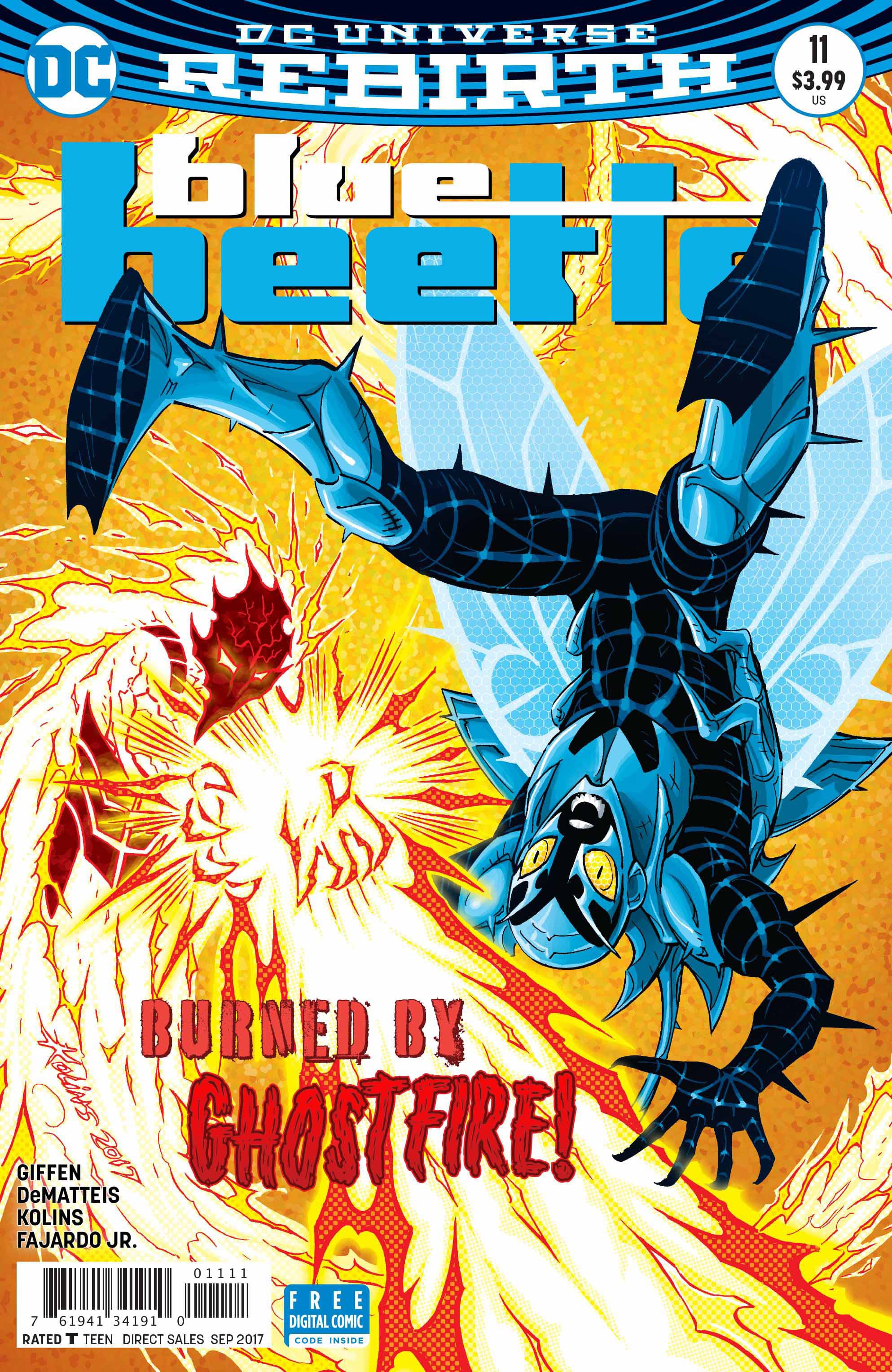 Blue Beetle #11 cover