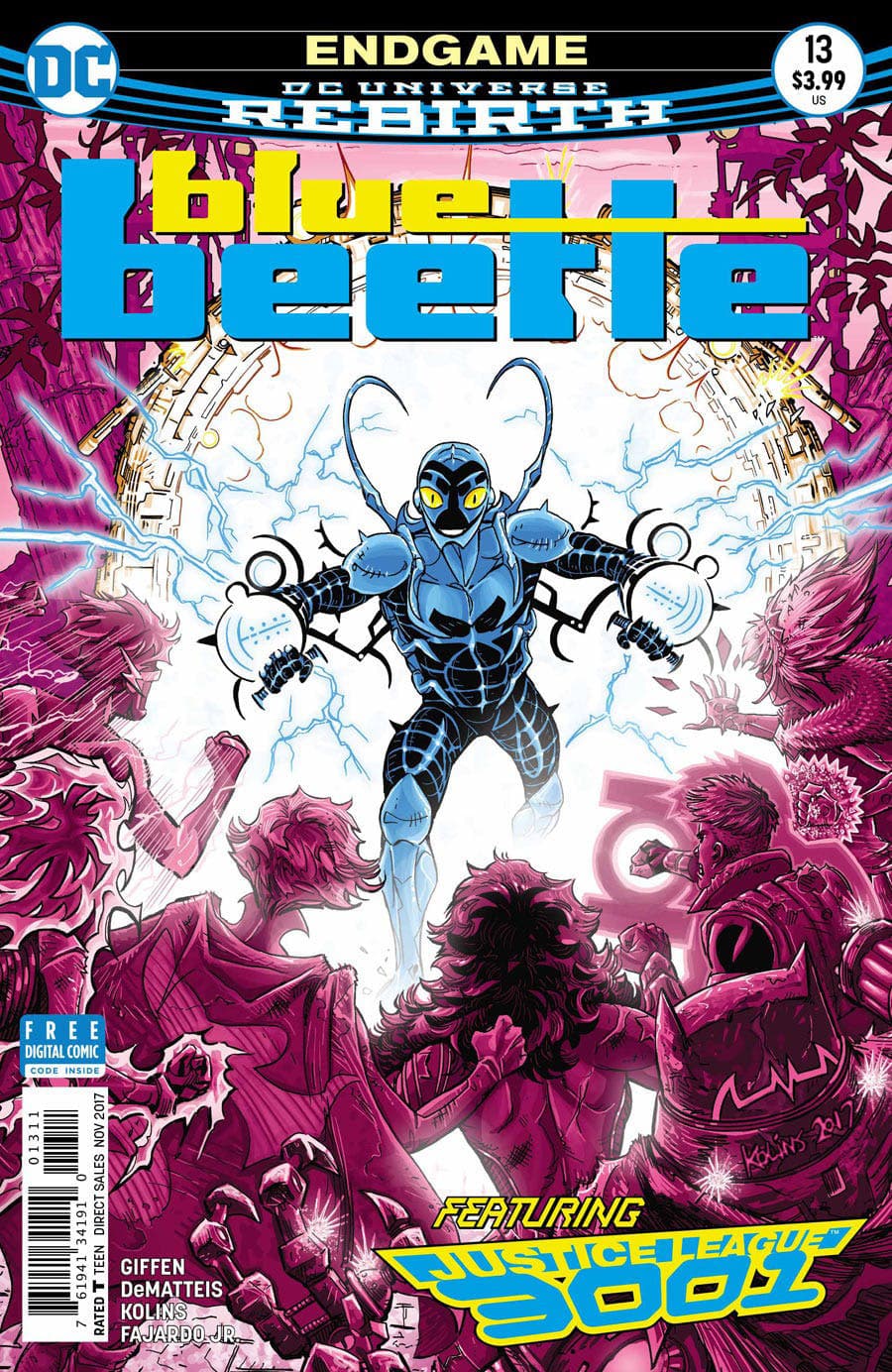 Blue Beetle #13 cover