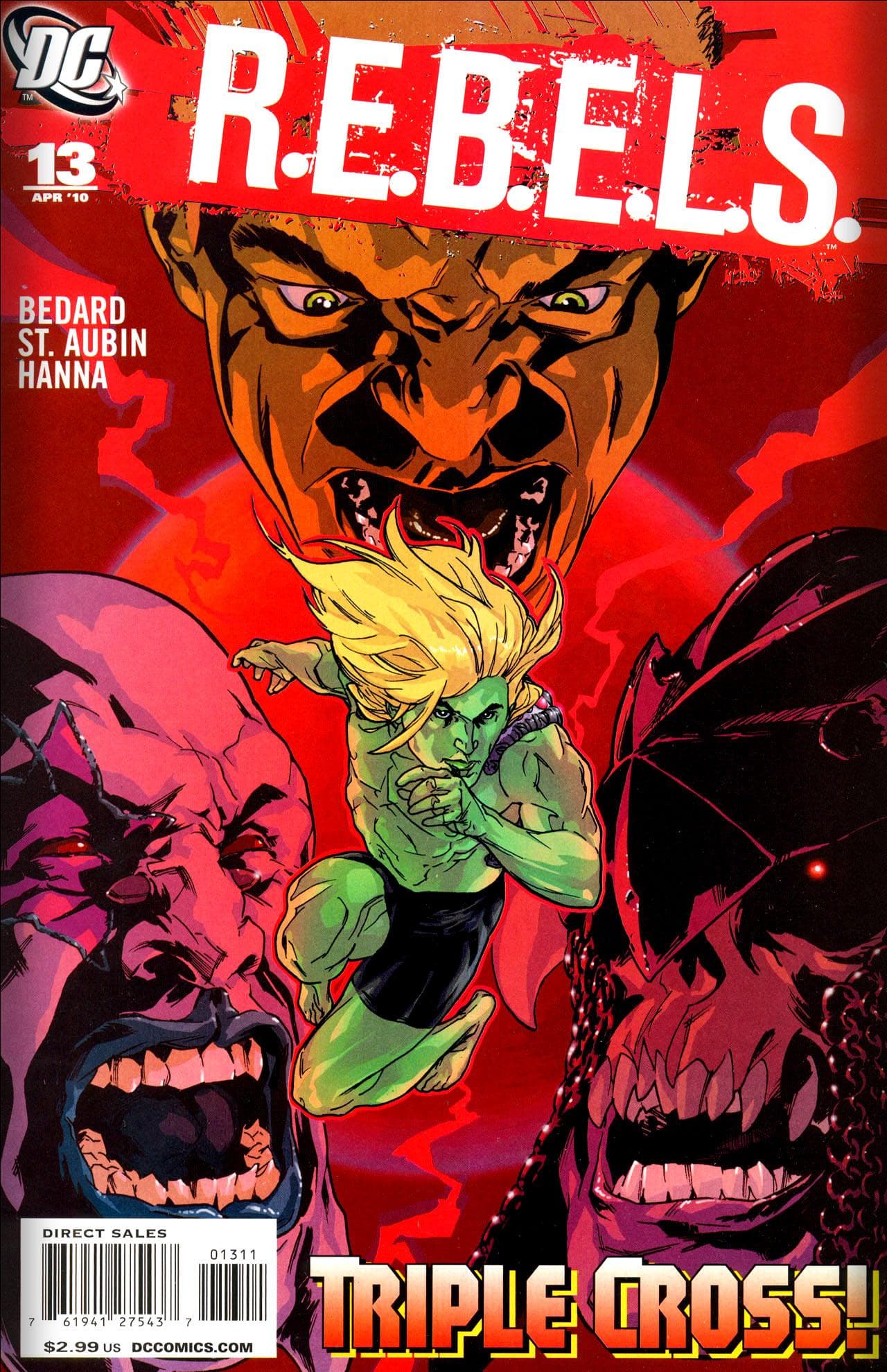 R.E.B.E.L.S. #13 cover
