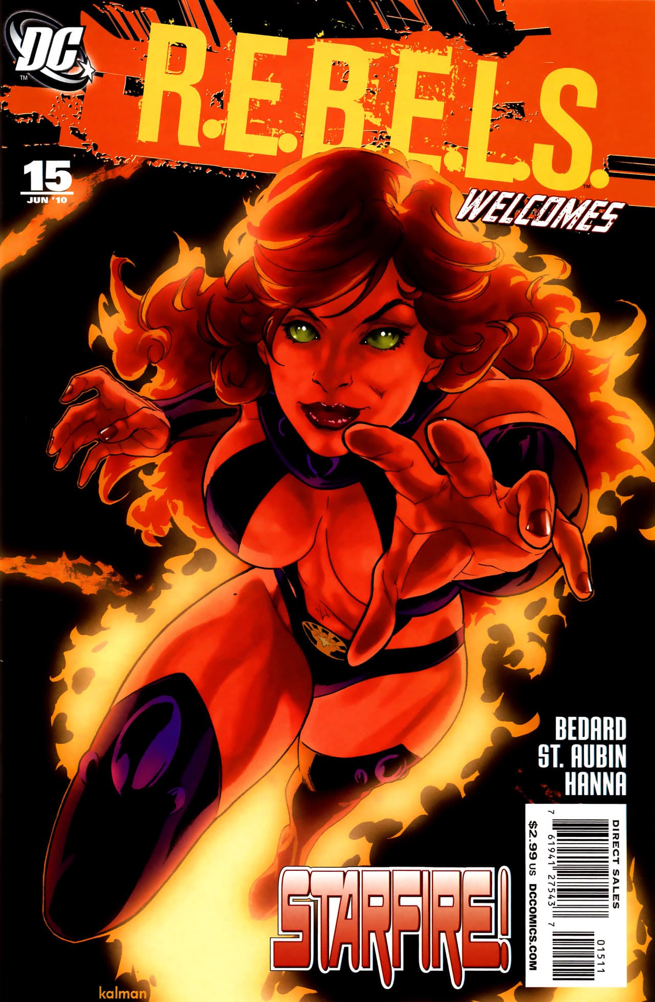 R.E.B.E.L.S. #15 cover