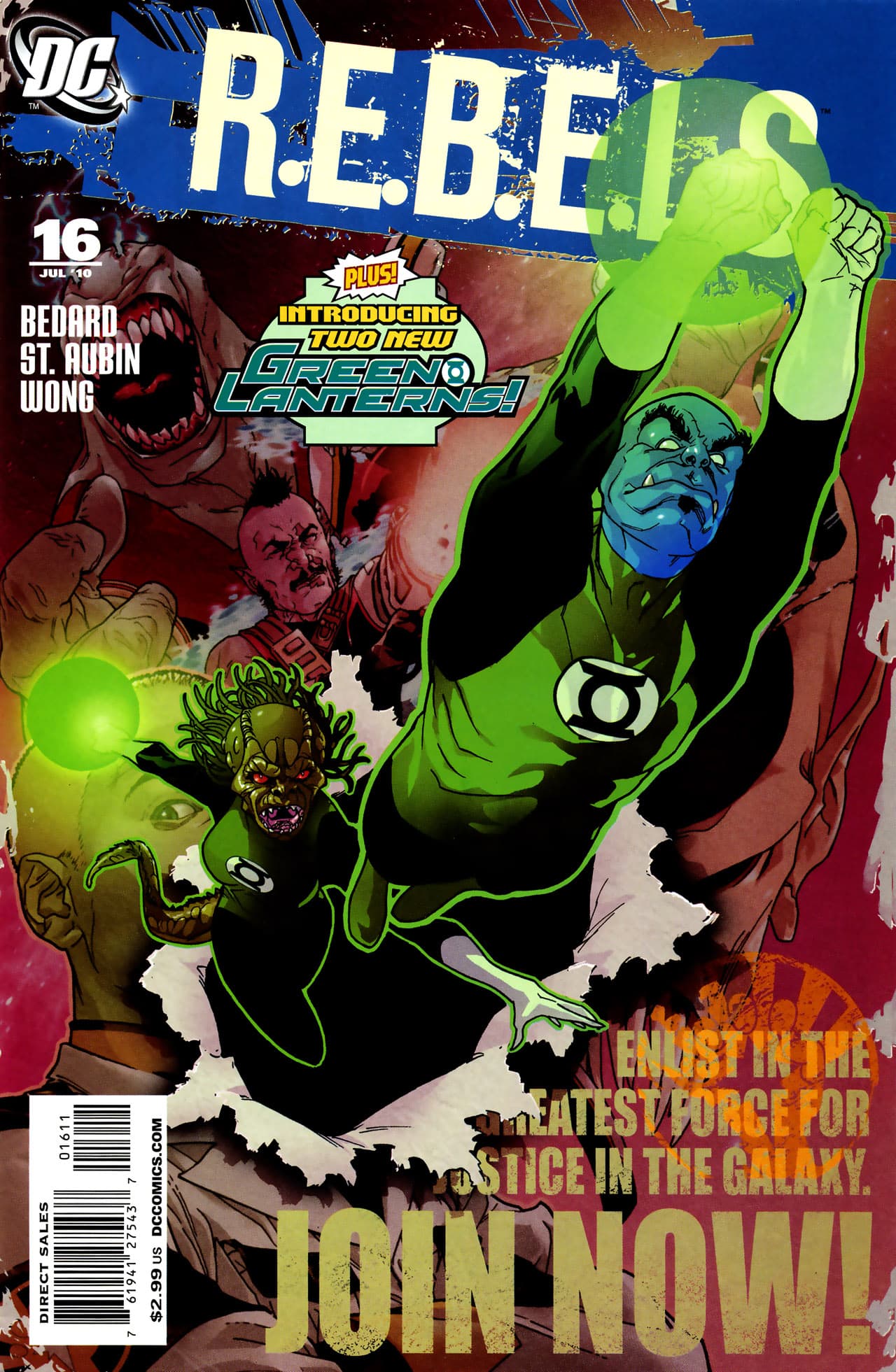R.E.B.E.L.S. #16 cover