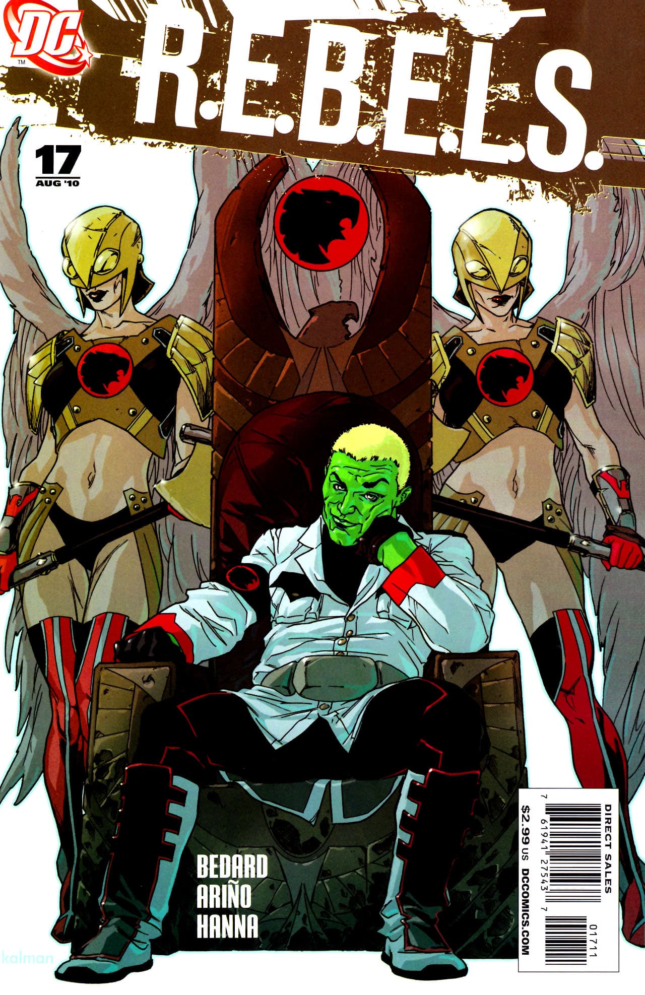 R.E.B.E.L.S. #17 cover