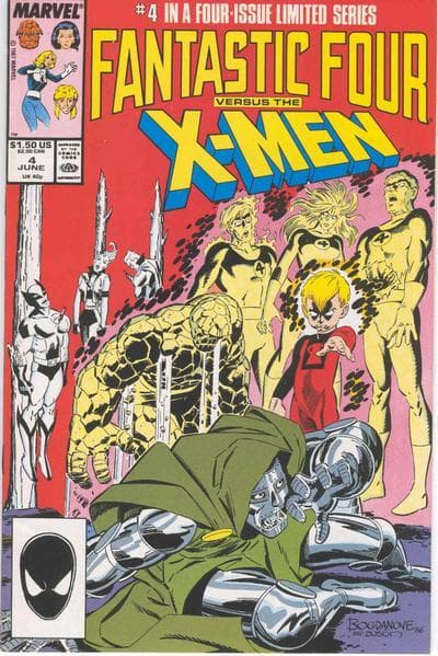 Fantastic Four vs. X-Men #4 cover