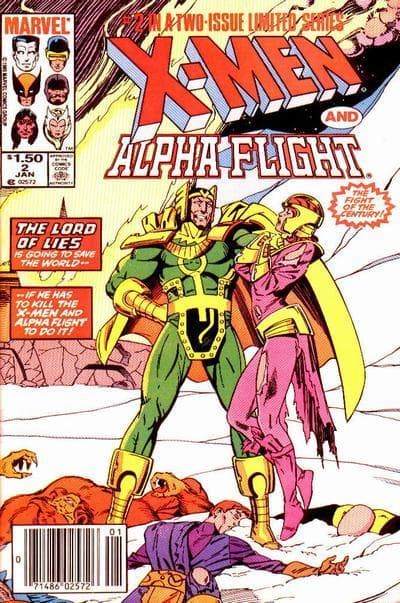 X-Men/Alpha Flight #2 cover