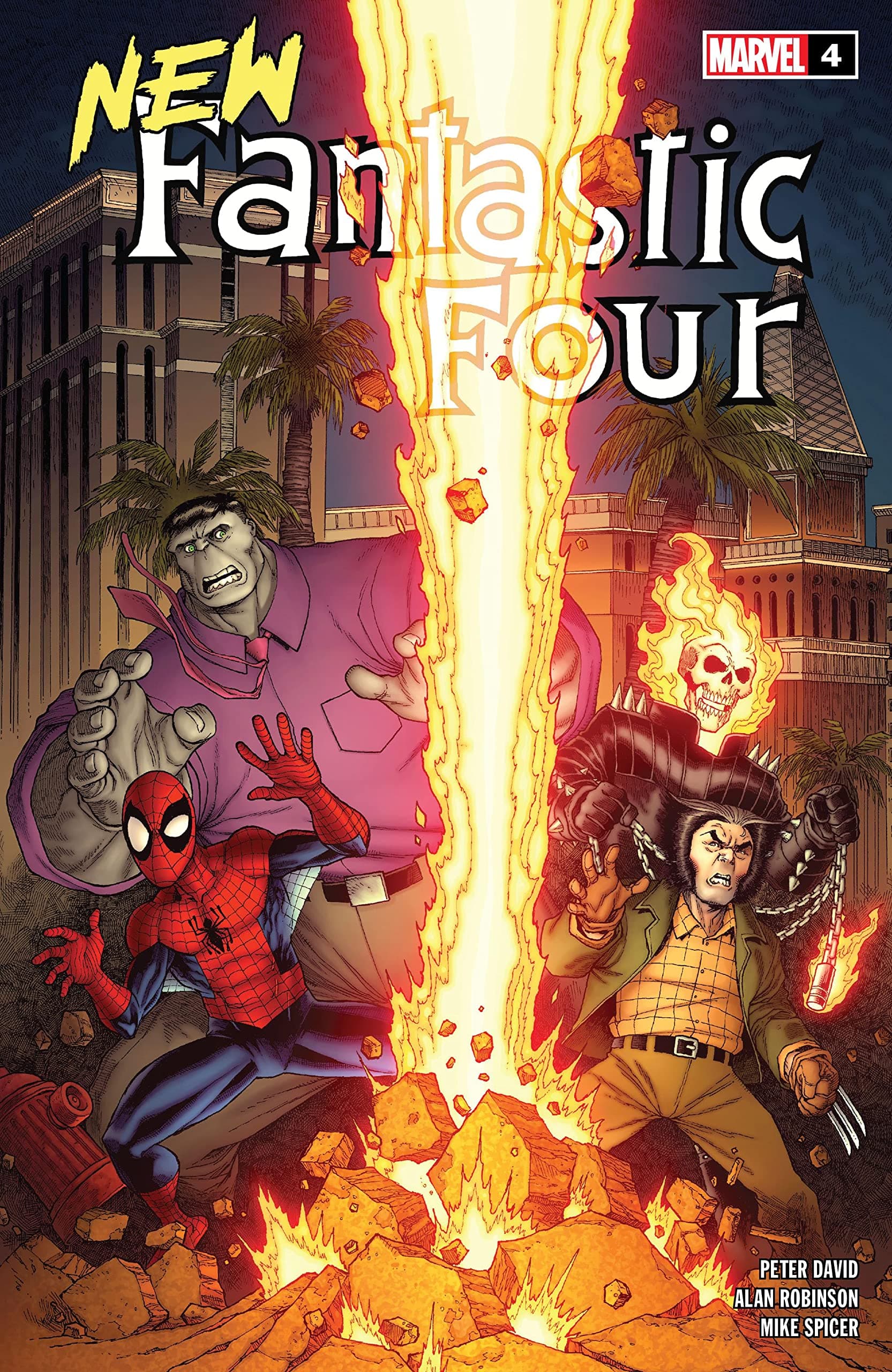 New Fantastic Four  #4 cover