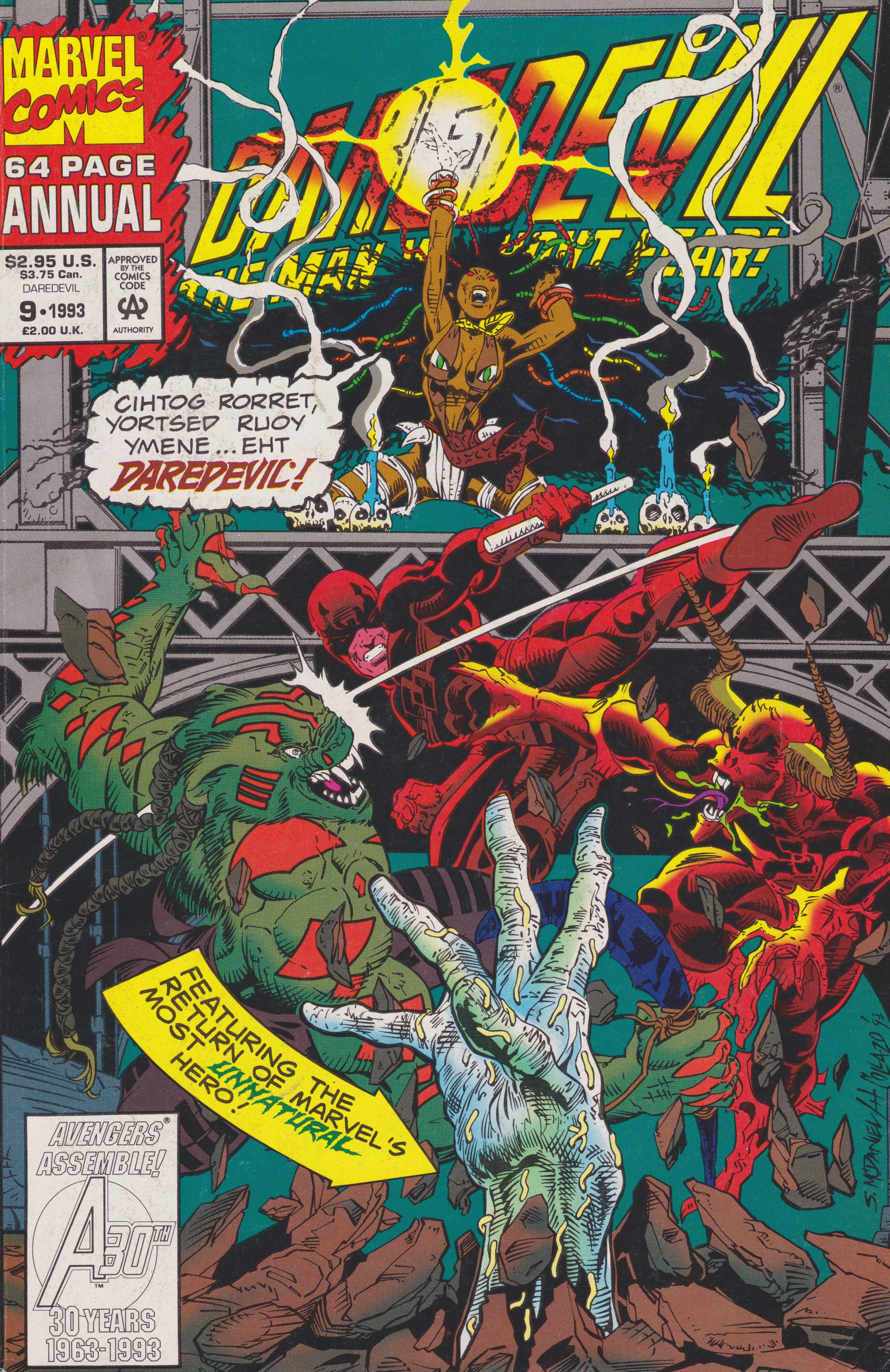 Daredevil Annual #9 cover