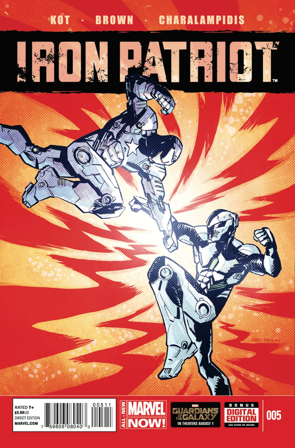 Iron Patriot #5 cover
