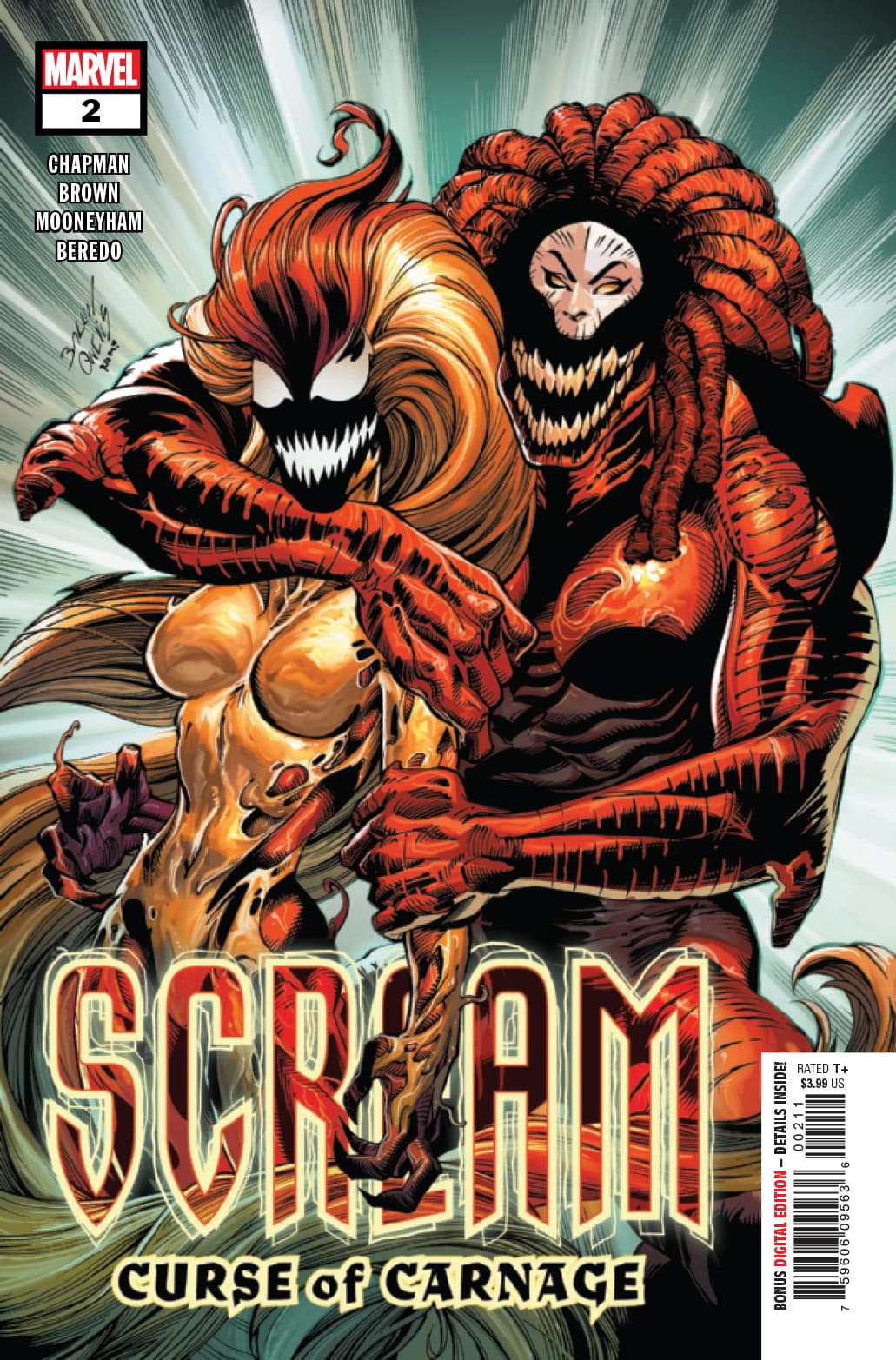 Scream: Curse of Carnage #2 cover