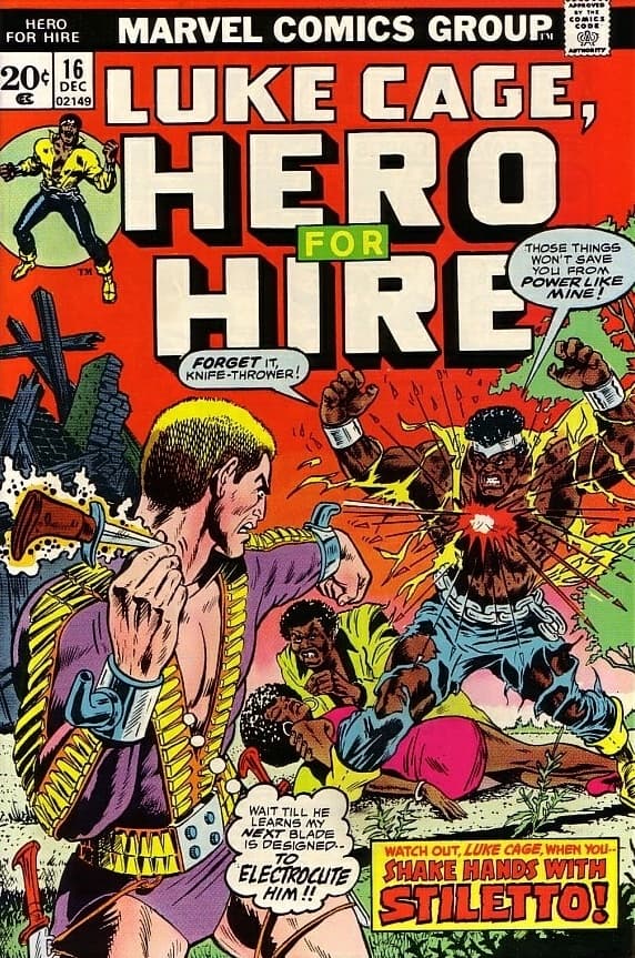 Hero for Hire #16 cover