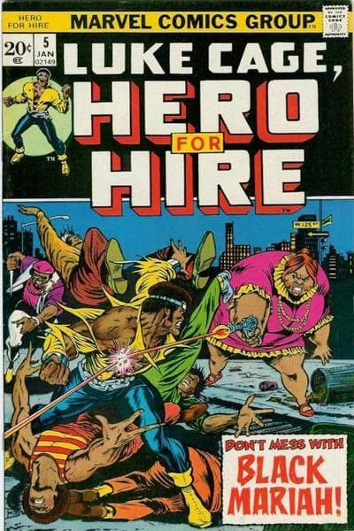 Hero for Hire #5 cover