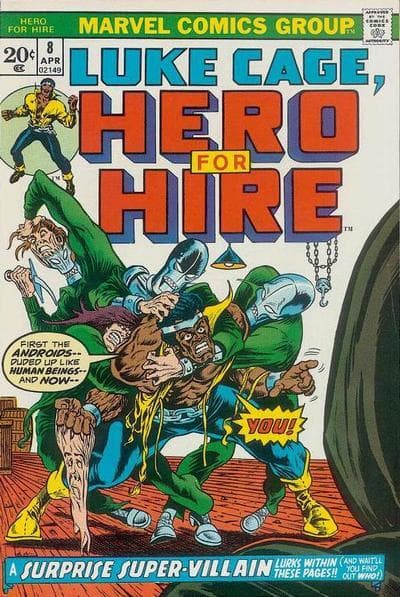 Hero for Hire #8 cover