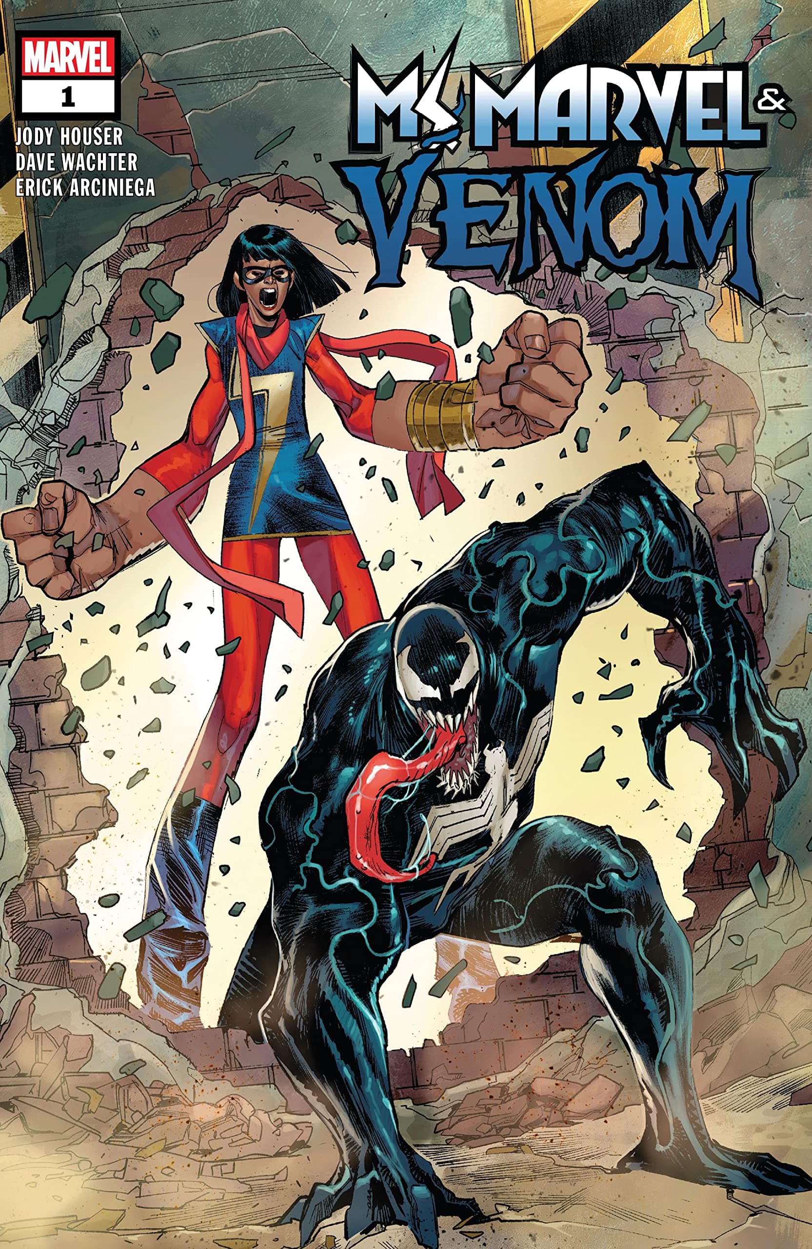 Ms. Marvel & Venom #1 cover