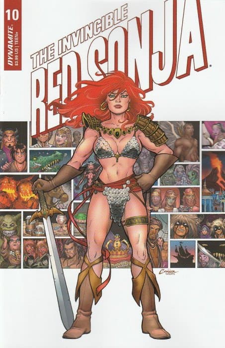 The Invincible Red Sonja #10 cover